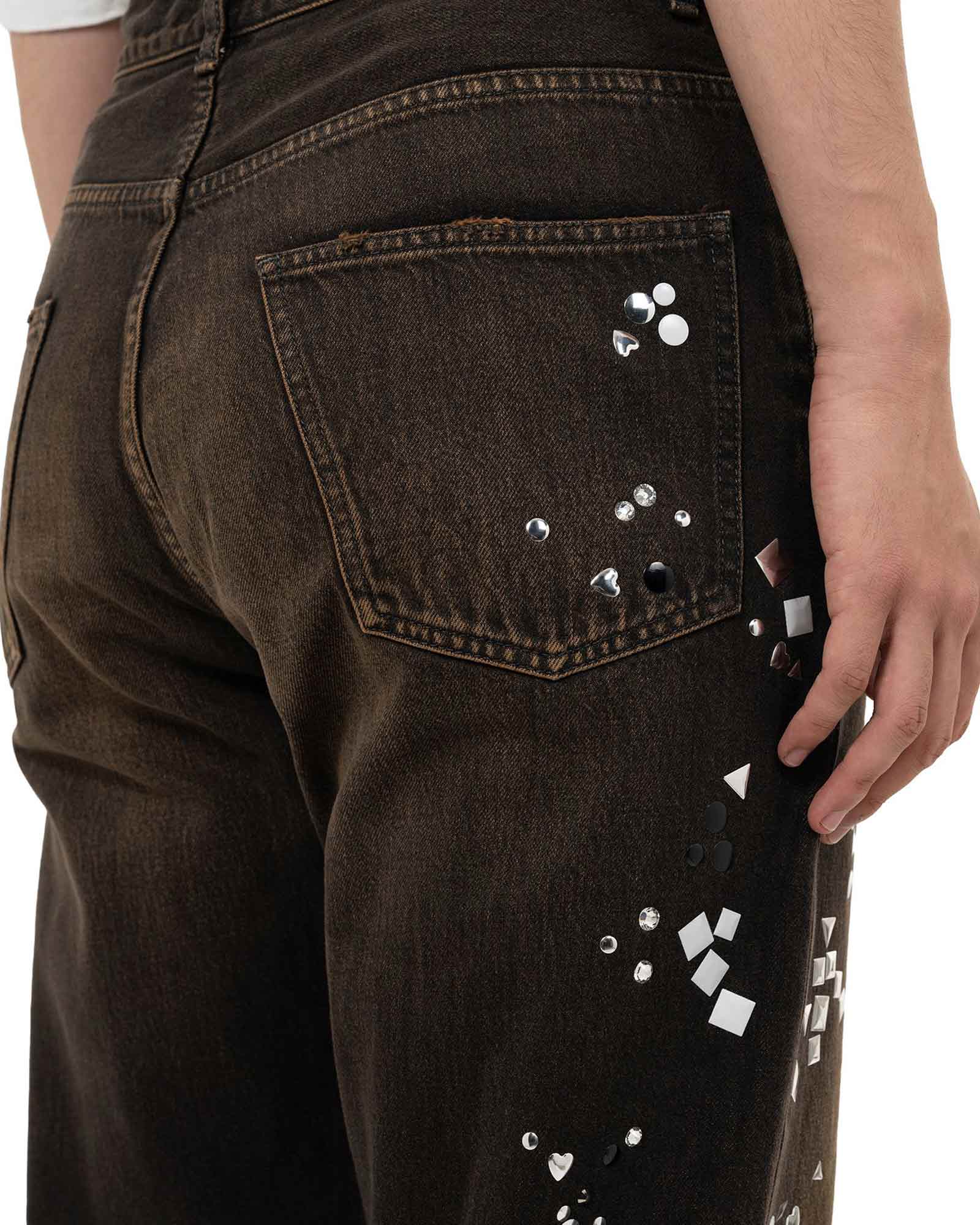 MIHARA YASUHIRO・Yasuhiro Mihara -  EMBELLISHED JEANS / BLACK