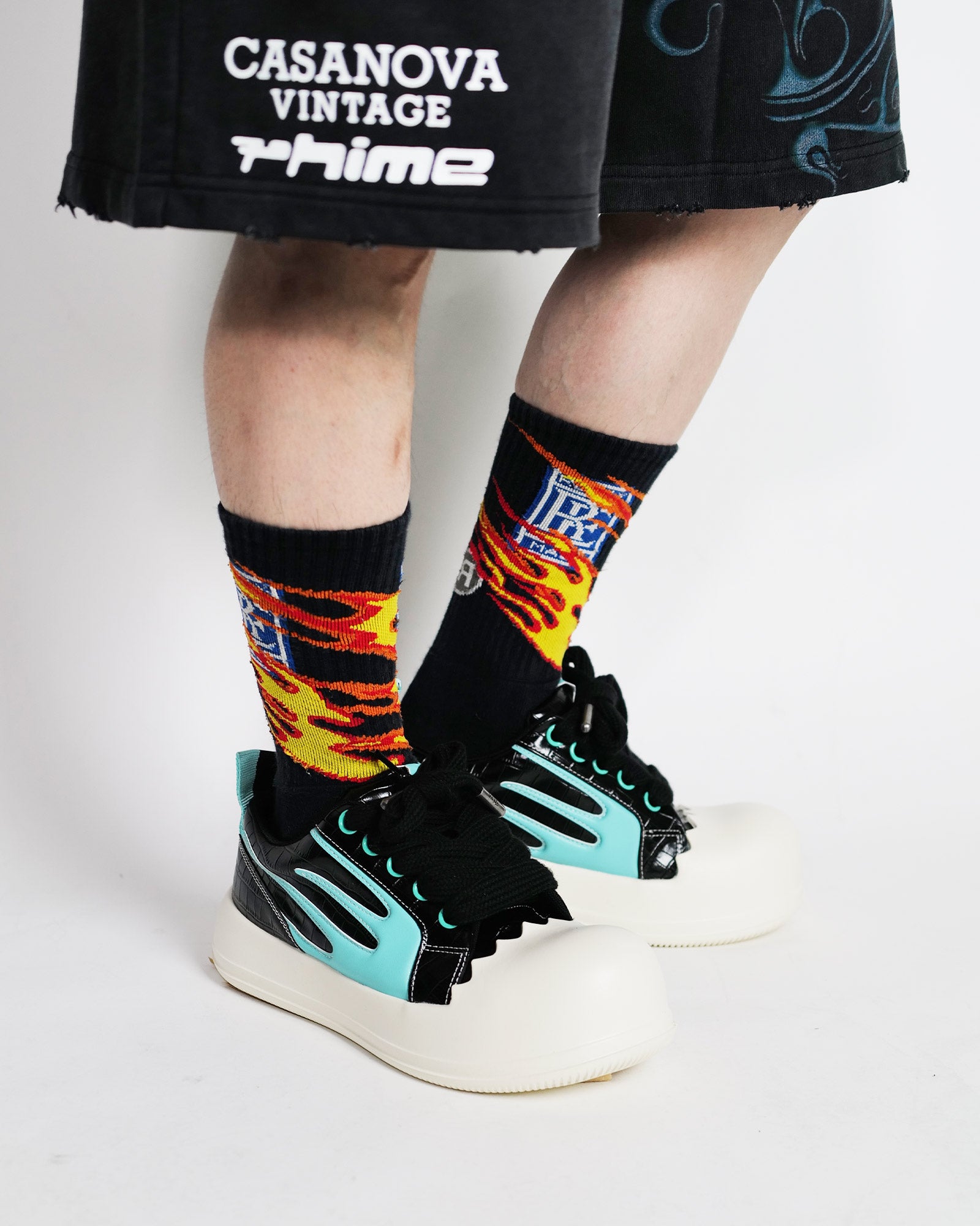 CASANOVA×RHIME・カサノバ×ライム -  CASANOVA×RHIME SNEAKER / LIGHT BLUE