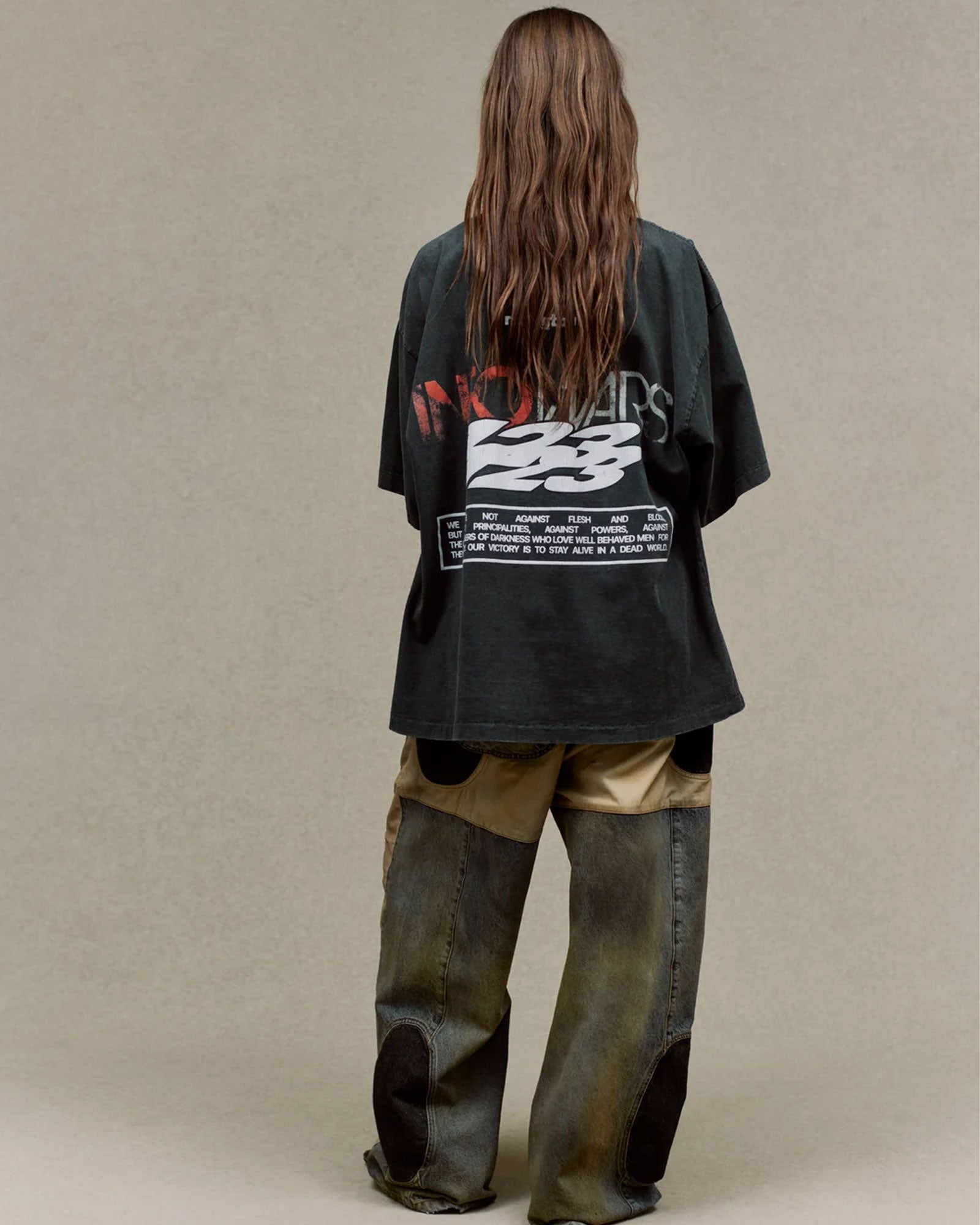 RRR123・リヴィントン ロイ レビス - Tシャツ・カットソー INFO WAR CVA SS / BLACK