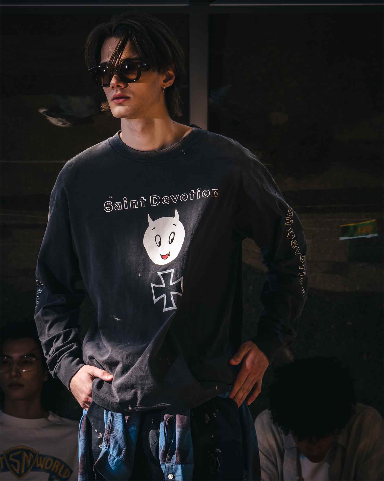 SAINT M×××××× (セントマイケル) SS26 LS T-SHIRT/SAINT DEVOTION