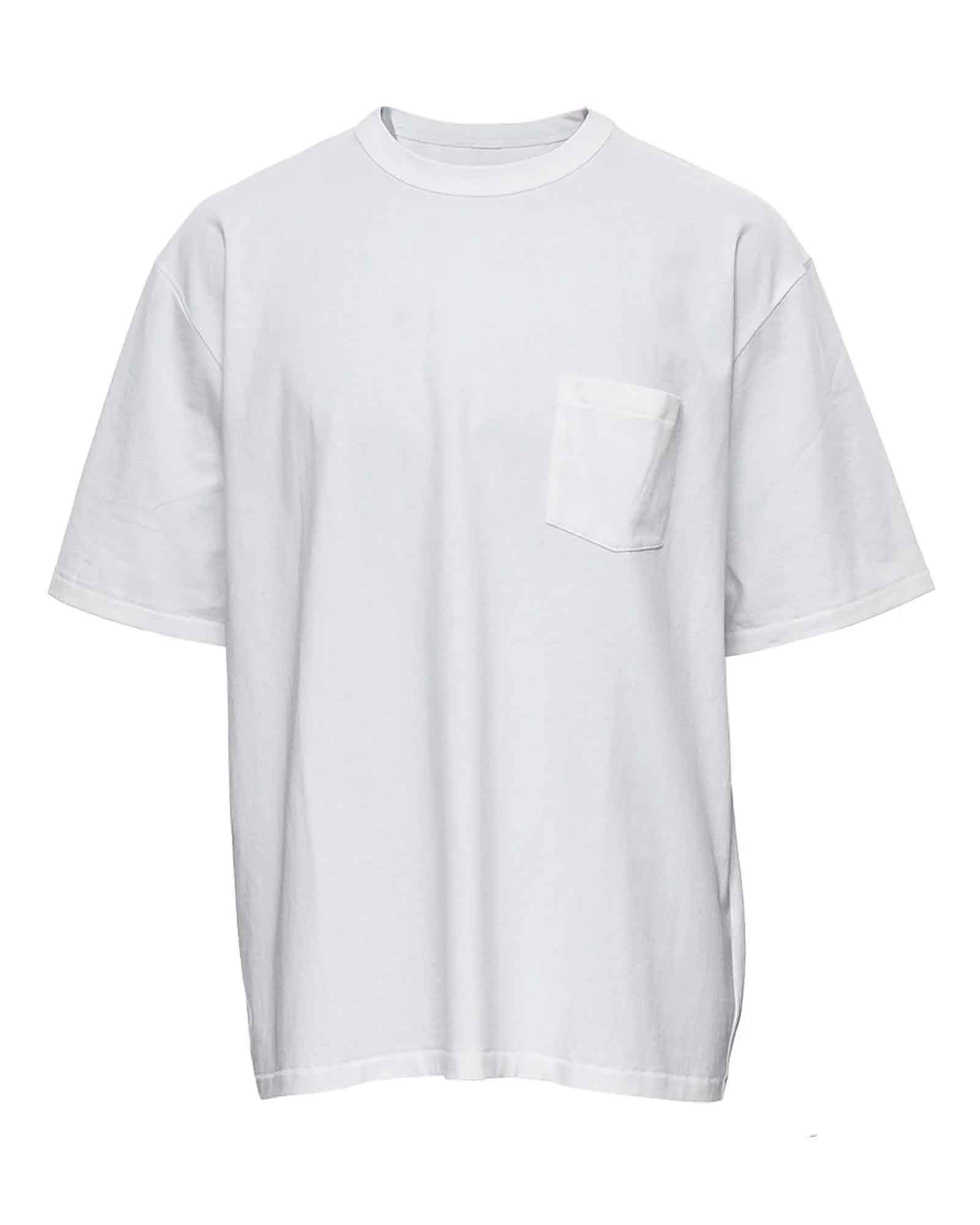 PHENIX・フェニックス - Tシャツ・カットソー DISTORTED POCKET BASE TEE / WHITE