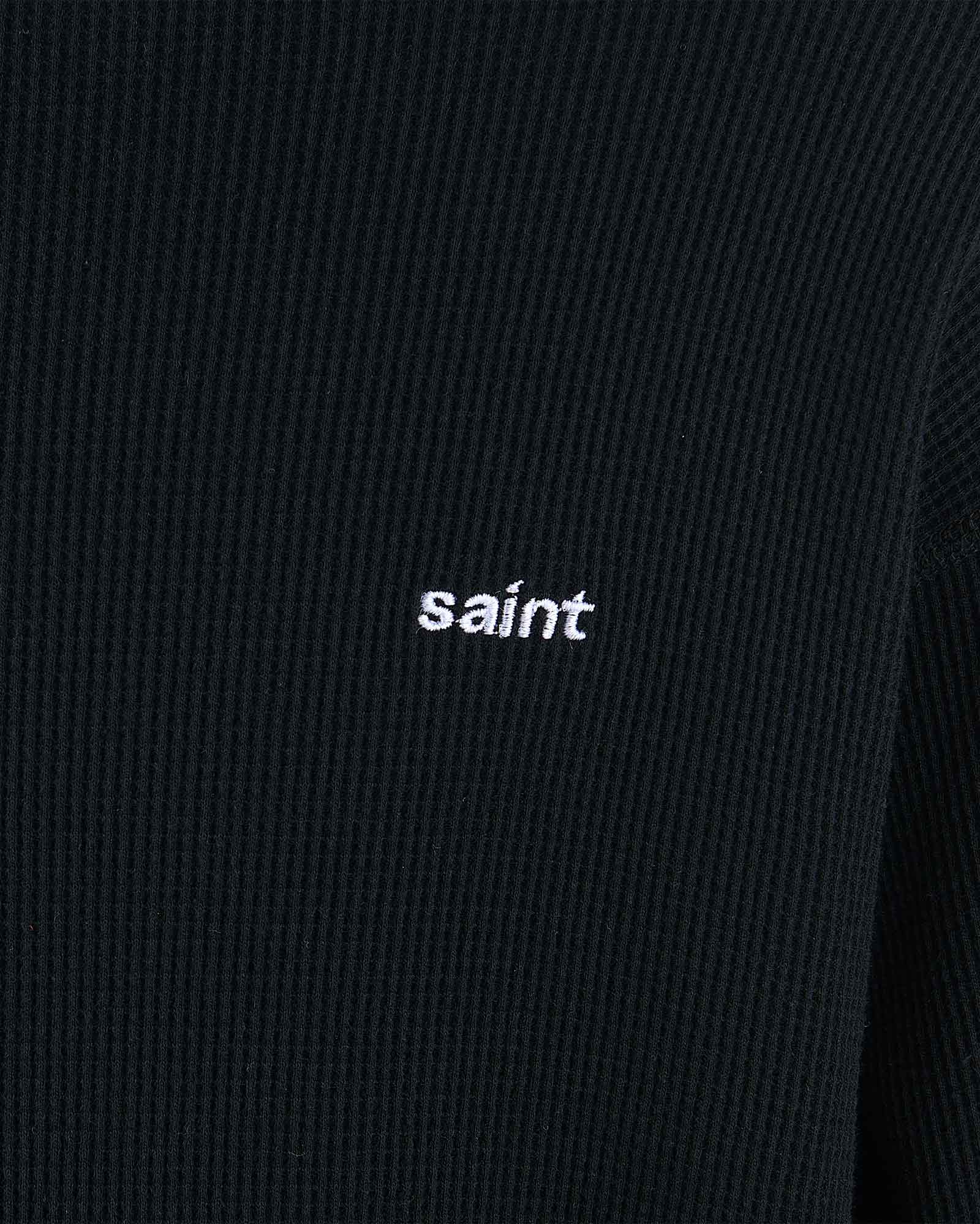 ©SAINT M××××××・セントマイケル - L/S Tシャツ THARMAL SHIRT/THARMAL / BLACK