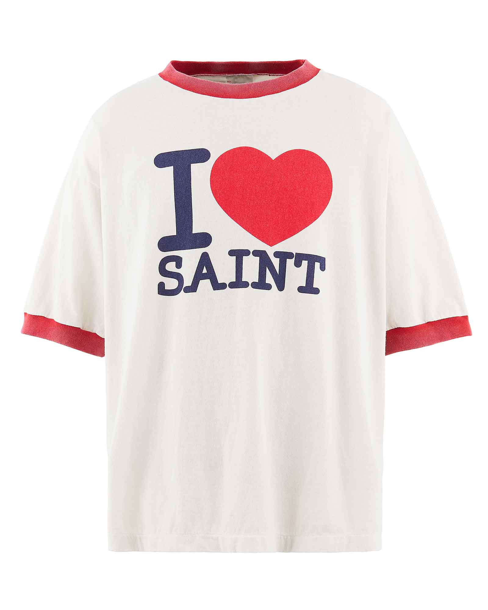 SS T-SHIRT/I LOVE SAINT / WHITE