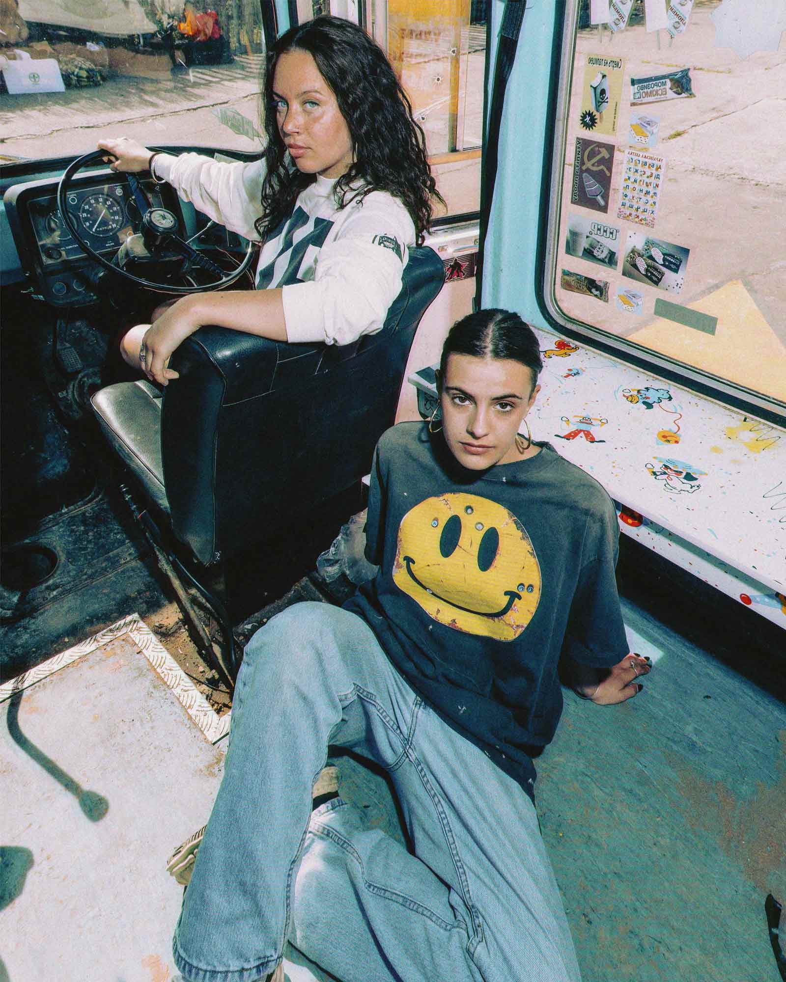 ©SAINT M××××××・saint michael -  KLF_SS TEE/SMILE / BLACK