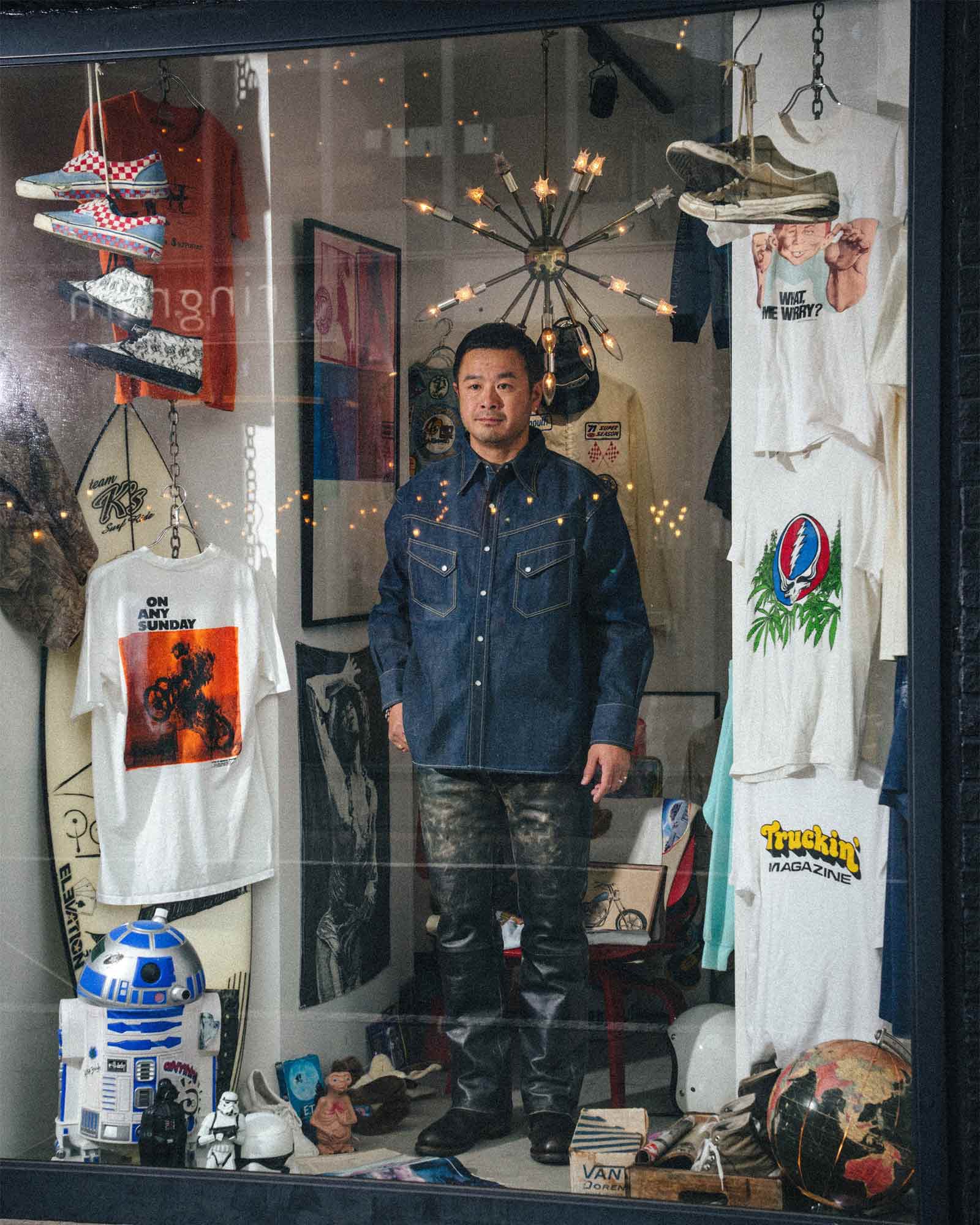 ©SAINT M××××××・セントマイケル - シャツ BBJ_DENIM SHIRT/REGID / BLUE