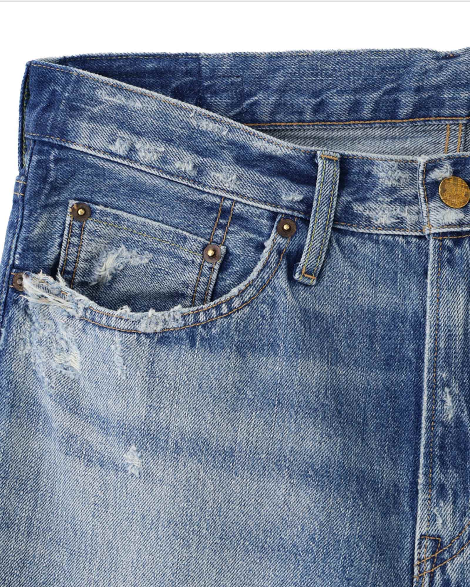 DEAR BORO・ディア・ボロ - デニムパンツ 917 JEANS / INDIGO