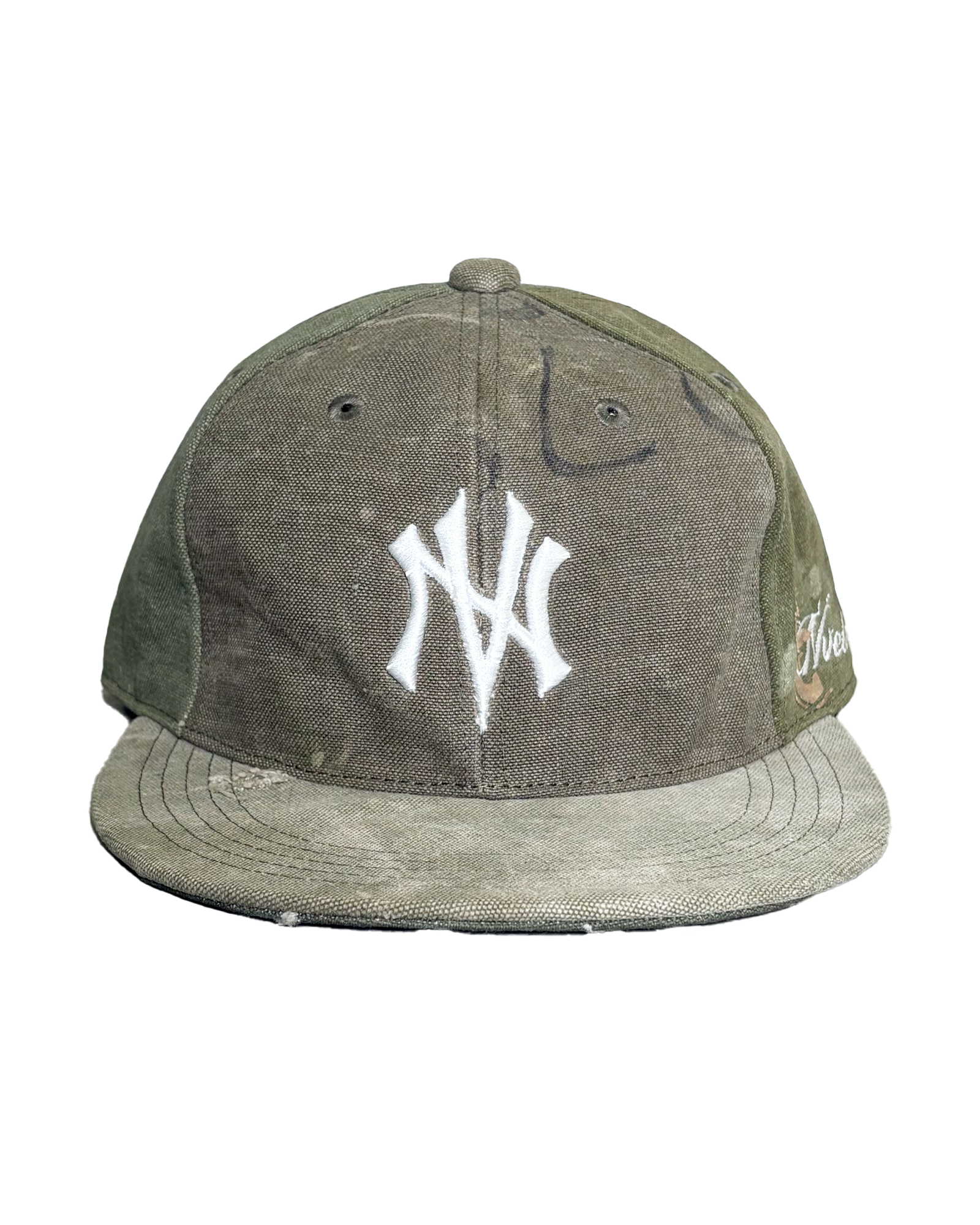 NVCLEAR・ニュークリア - キャップ NV LOGO ARMY CAP-10 / KHAKI WHITE