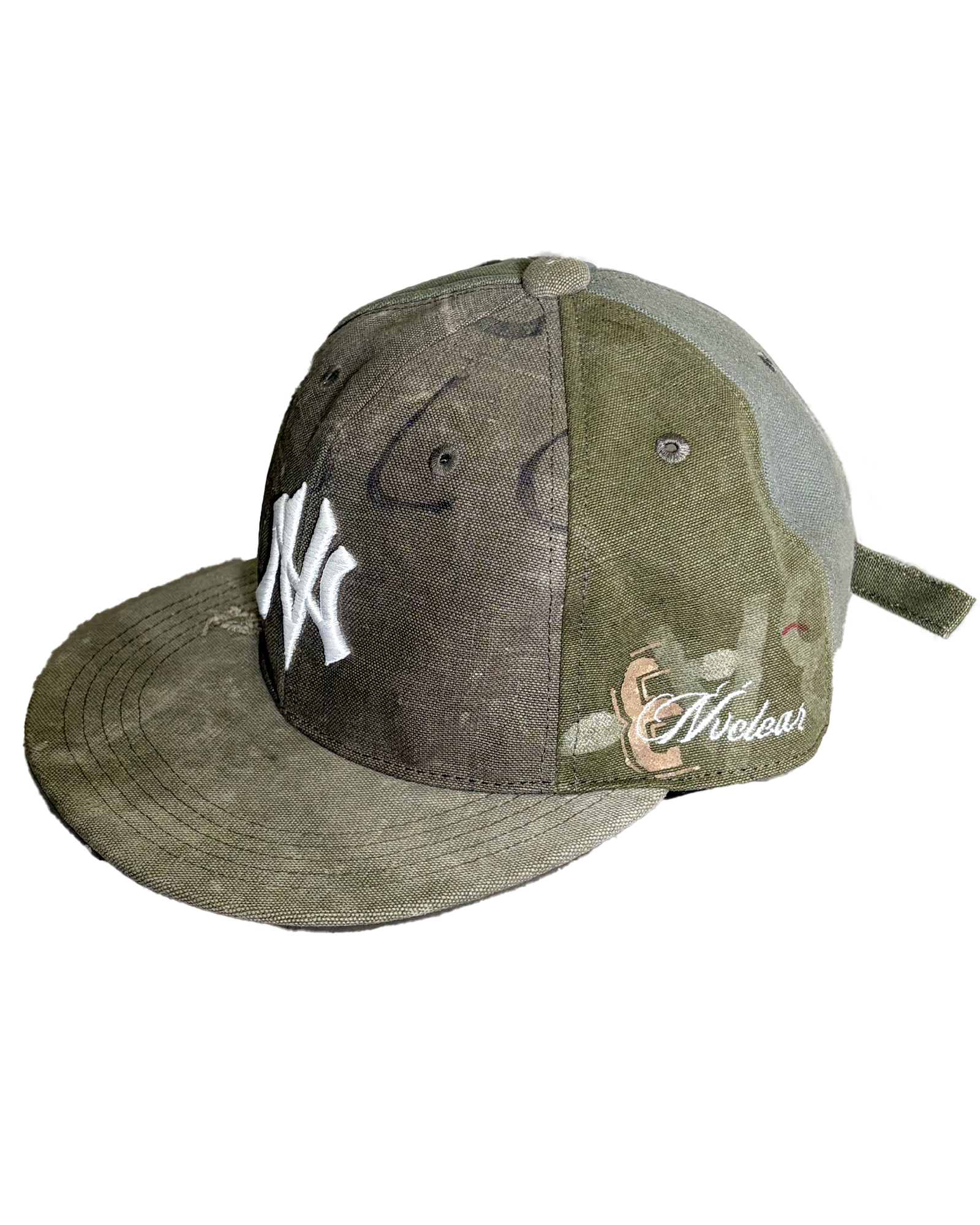 NVCLEAR・ニュークリア - キャップ NV LOGO ARMY CAP-10 / KHAKI WHITE