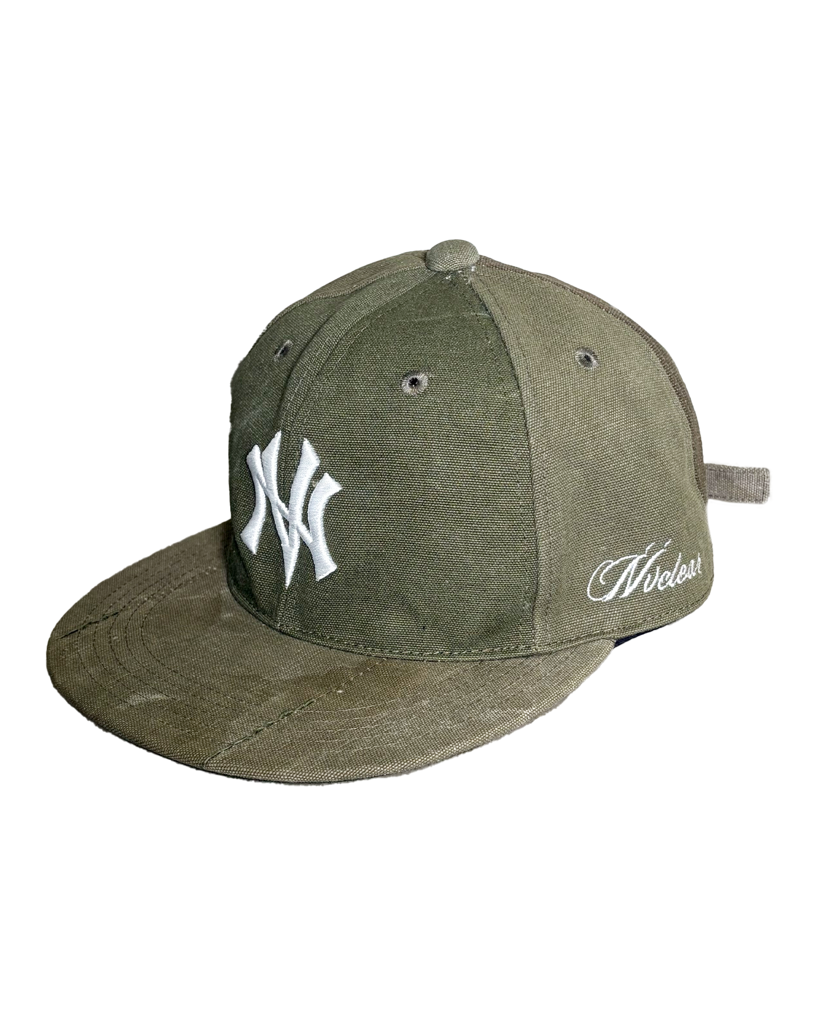 NVCLEAR・ニュークリア - キャップ NV LOGO ARMY CAP-8 / KHAKI WHITE