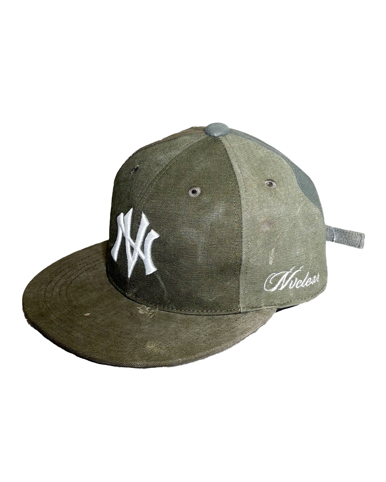 NVCLEAR・ニュークリア - キャップ NV LOGO ARMY CAP-7 / KHAKI WHITE
