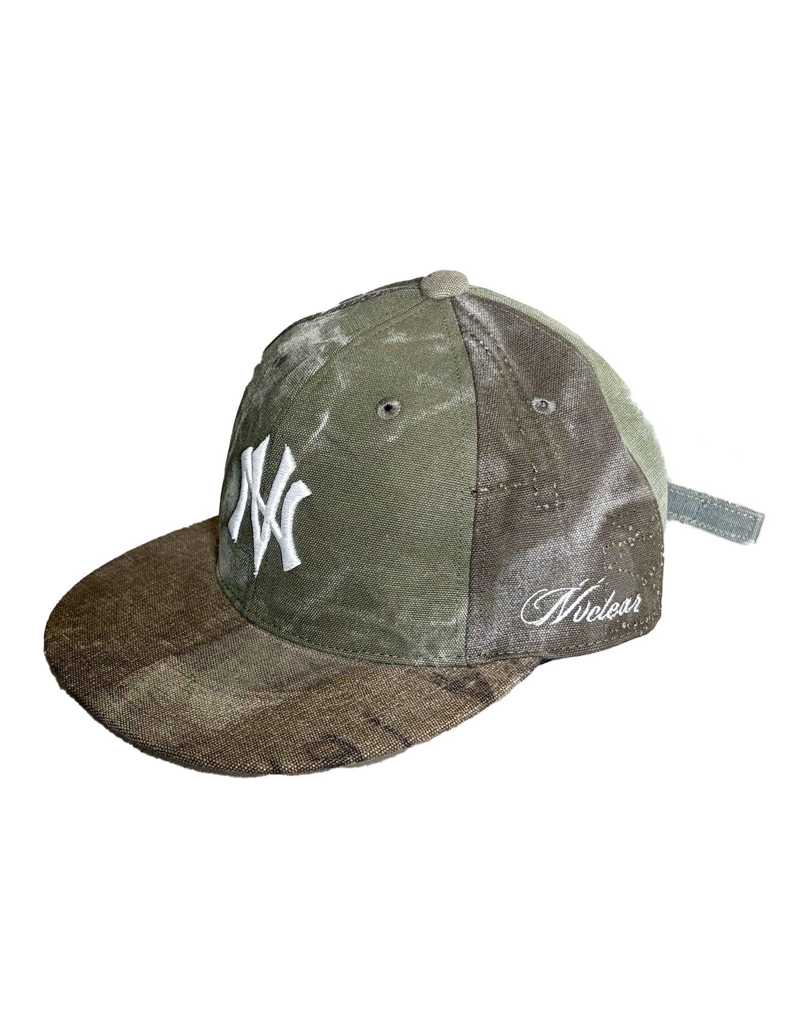 NVCLEAR・ニュークリア - キャップ NV LOGO ARMY CAP-5 / KHAKI WHITE