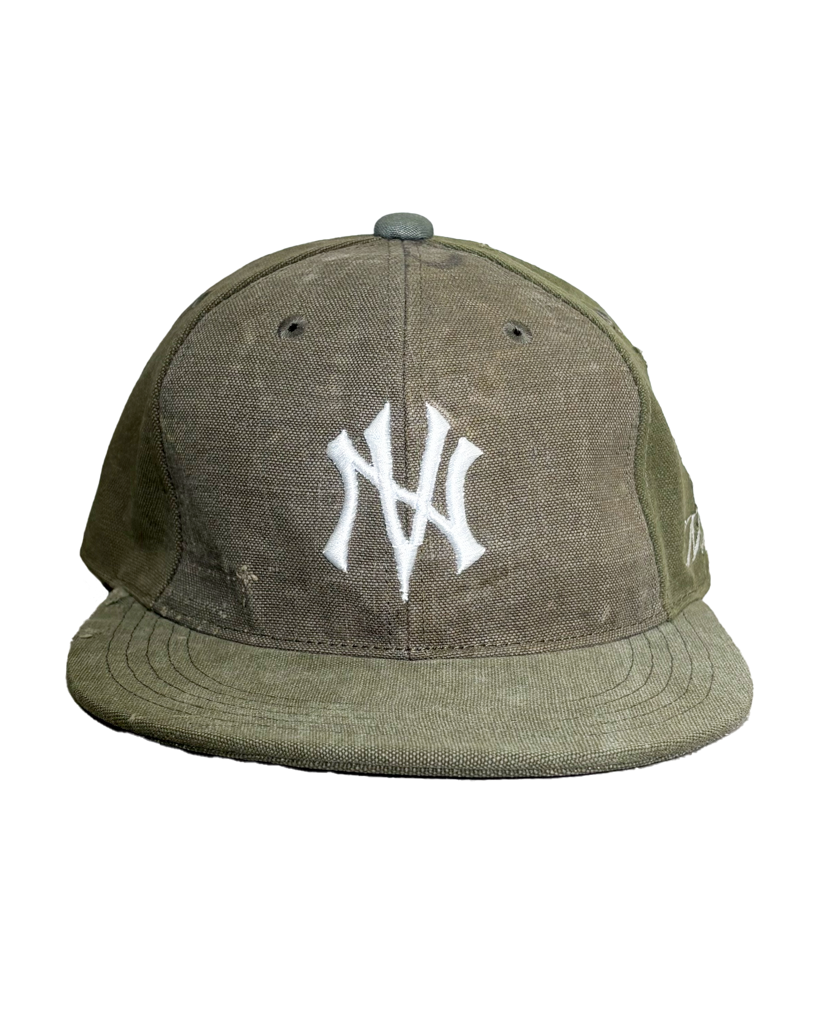 NVCLEAR・ニュークリア - キャップ NV LOGO ARMY CAP-3 / KHAKI WHITE