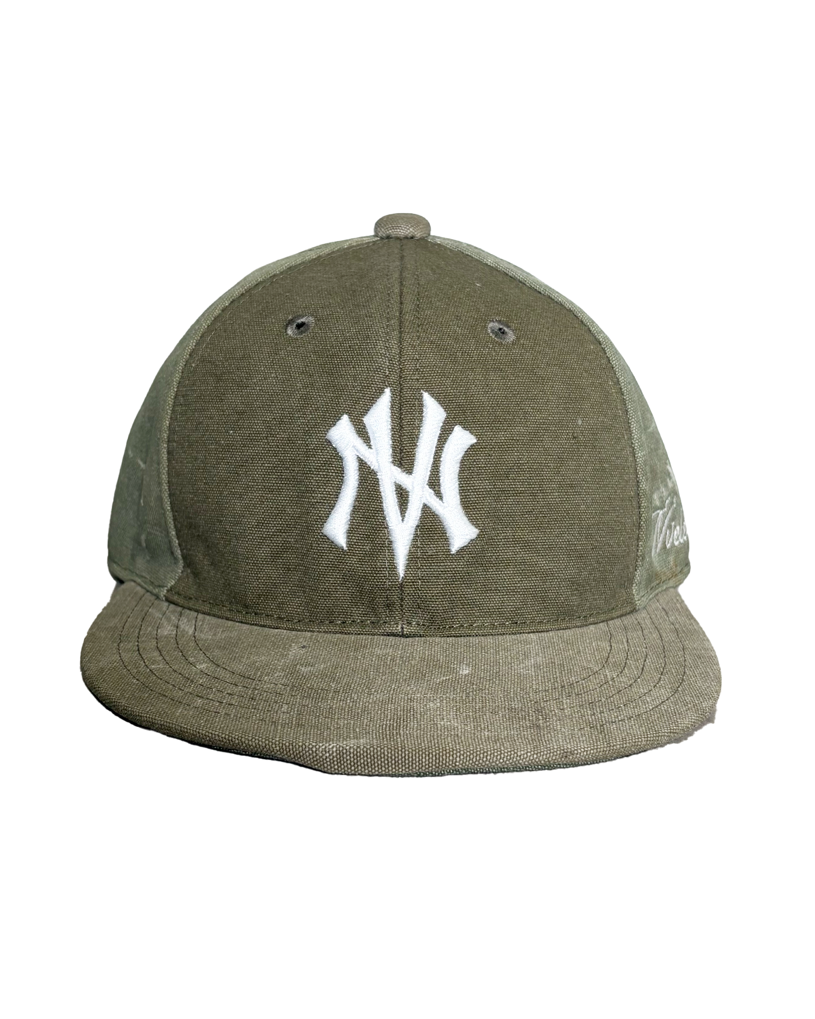NVCLEAR・ニュークリア - キャップ NV LOGO ARMY CAP-2 / KHAKI WHITE