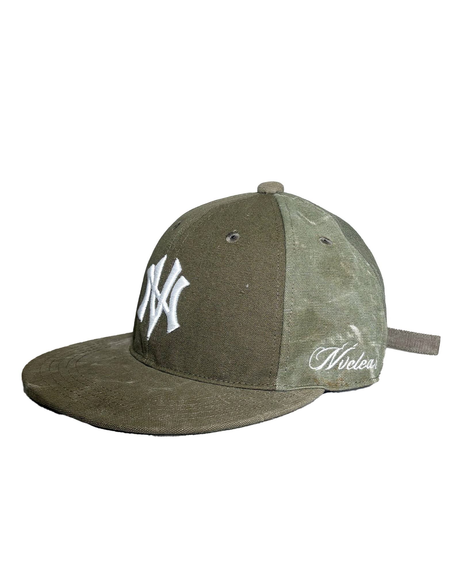 NVCLEAR・ニュークリア - キャップ NV LOGO ARMY CAP-2 / KHAKI WHITE