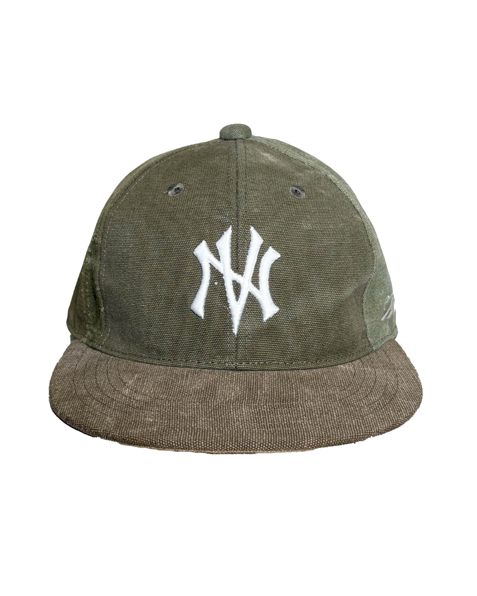 NVCLEAR・ニュークリア - キャップ NV LOGO ARMY CAP-1 / KHAKI WHITE
