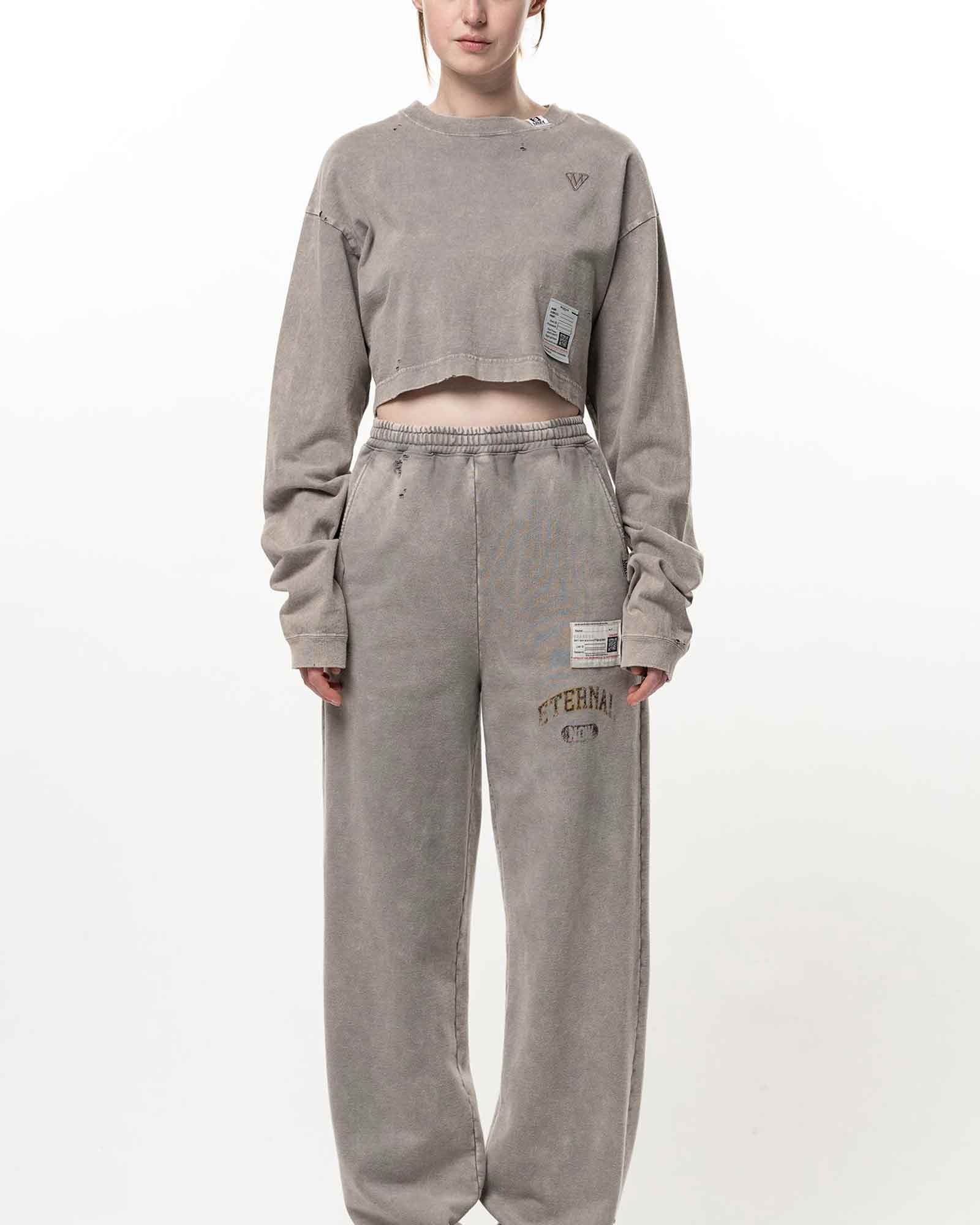 MIHARA YASUHIRO・Yasuhiro Mihara -  BLEACHED LS MINI TEE / KHAKI