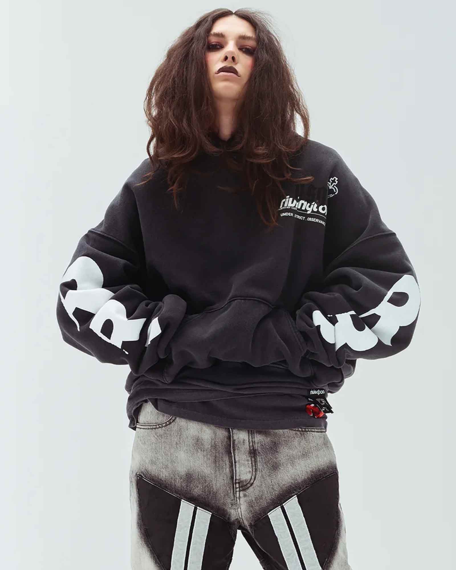 RRR123・里文顿 罗伊 李维斯 -  MEMBERSHIP USO HOODIE / BLACK
