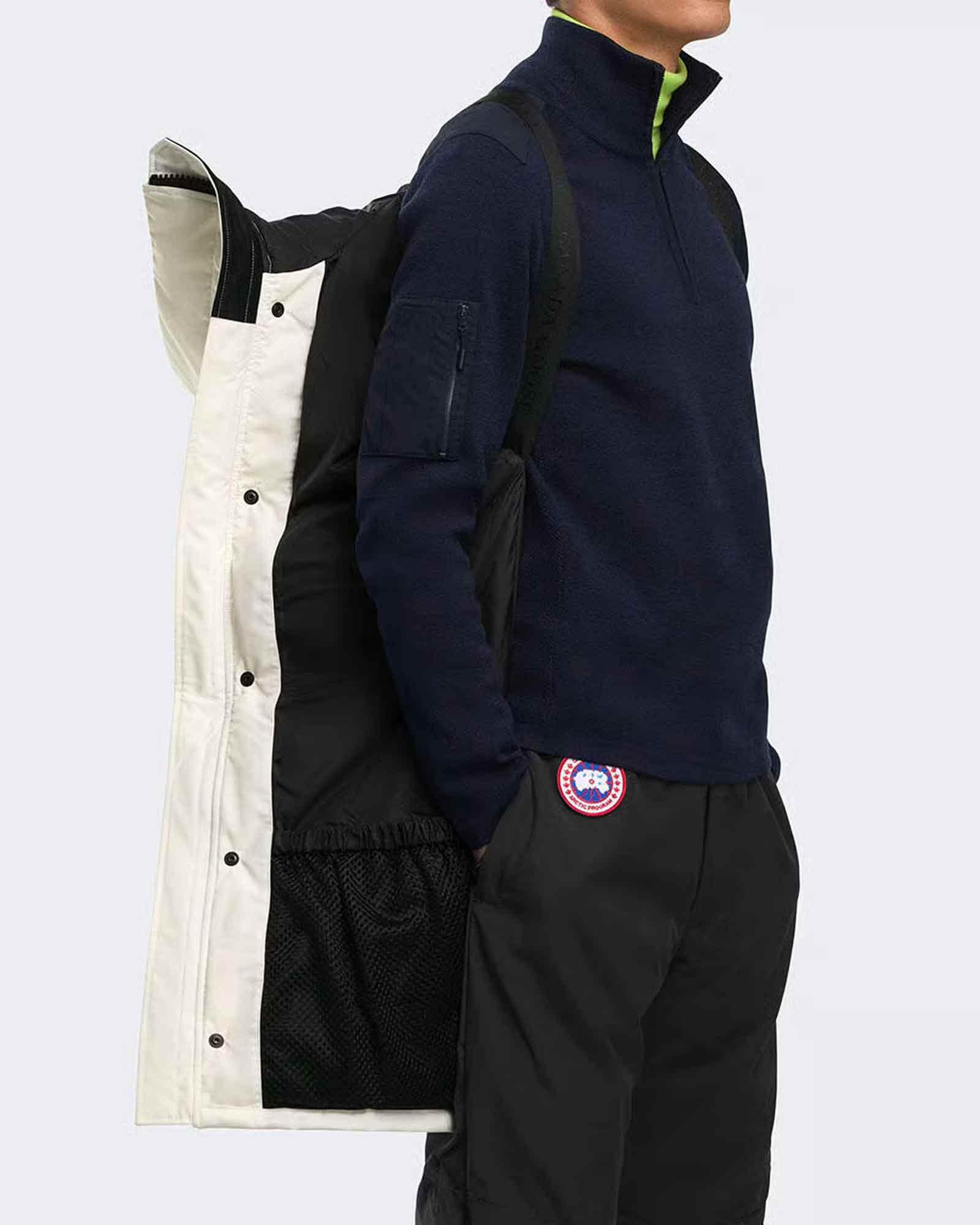 CANADA GOOSE・カナダグース - ダウンジャケット LANGFORD PARKA BLACK LABEL / NORTH STAR WHITE