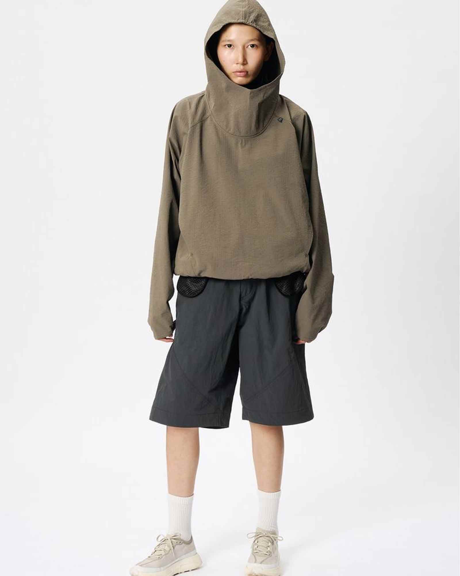 Goldwin 0・ゴールドウイン ゼロ - ハーフ・ショートパンツ HELICOID POCKET SHORTS / INK BLACK