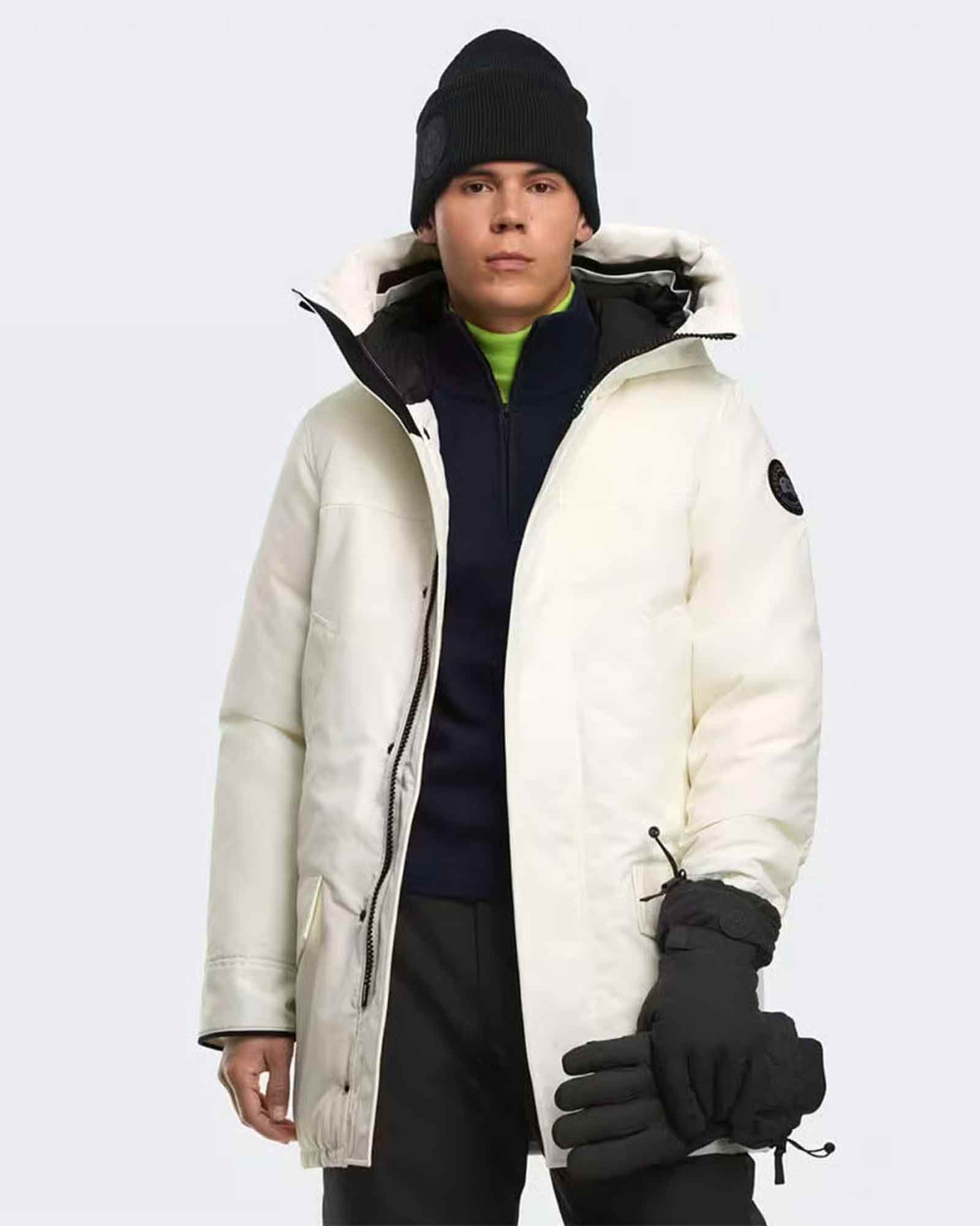 CANADA GOOSE・カナダグース - ダウンジャケット LANGFORD PARKA BLACK LABEL / NORTH STAR WHITE