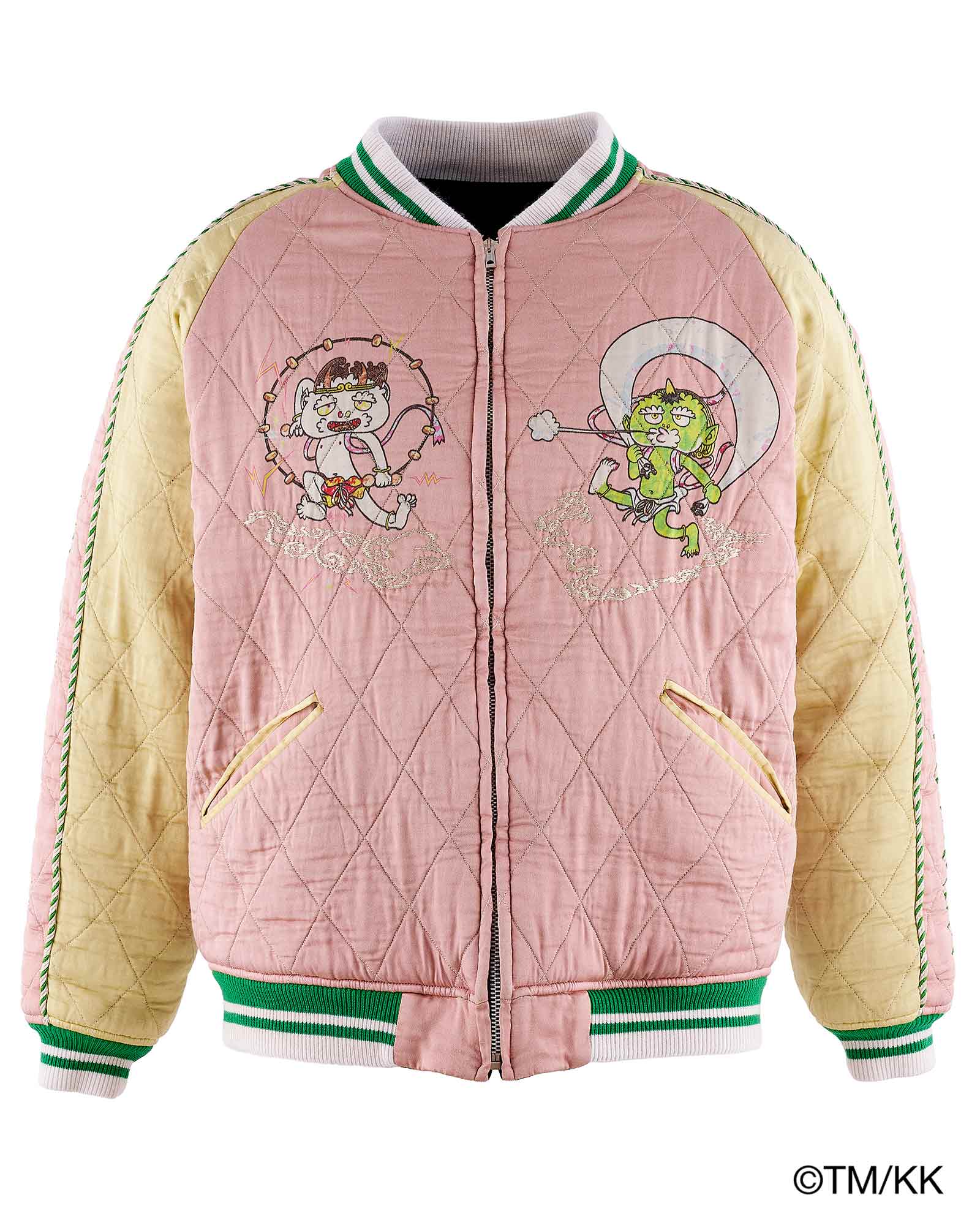 mononoke・made・モノノケメイド - ジャケット REVERSIBLE SKA JAMBER / BLK+PNK