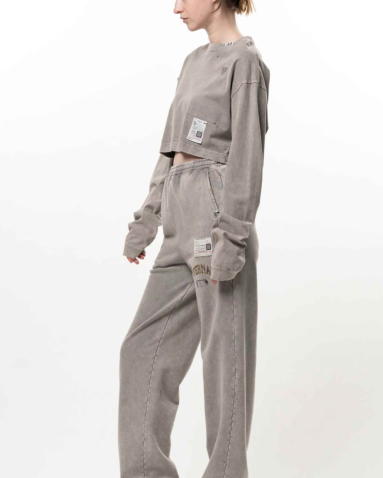 MIHARA YASUHIRO・Yasuhiro Mihara -  BLEACHED LS MINI TEE / KHAKI