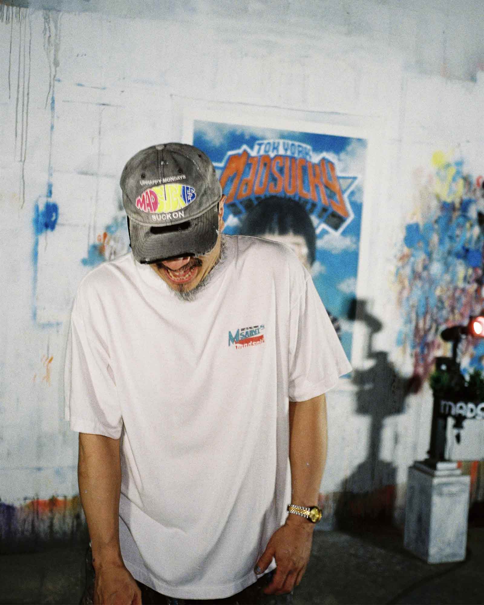©SAINT M××××××・saint michael -  MDS_CAP/SUCK ON / CHARCOAL