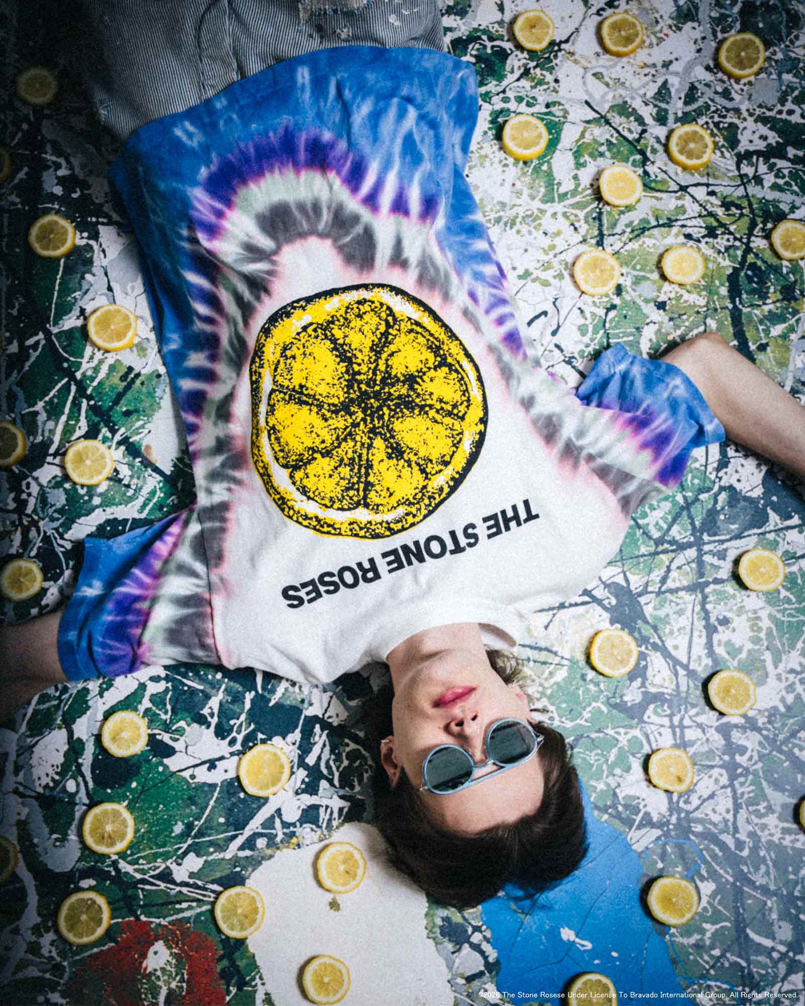 ©SAINT M××××××・セントマイケル - Tシャツ・カットソー TSR_SS T-SHIRT/LEMON / TIE DYE