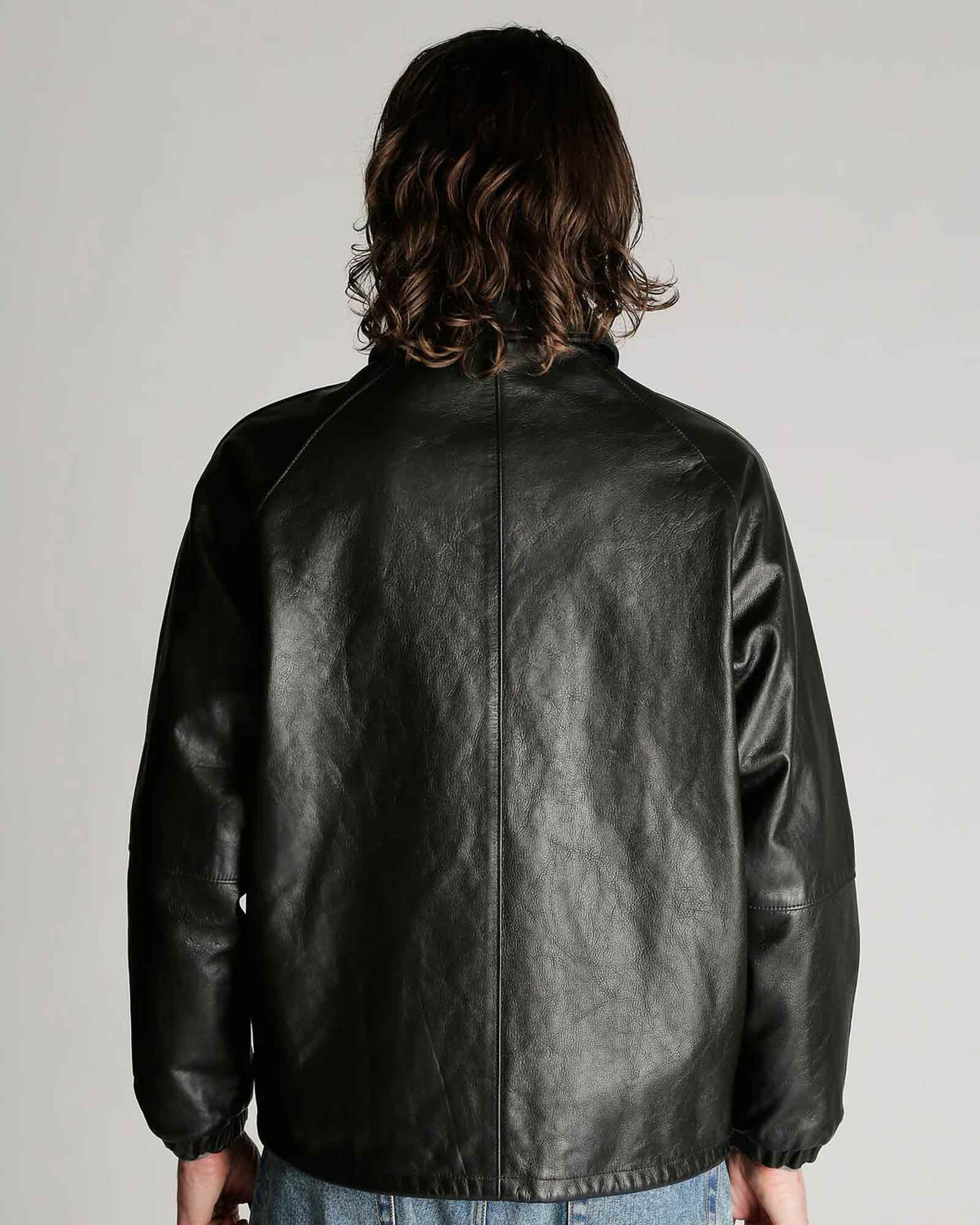 Schott・ショット - レザージャケット LEATHER COACH JACKET / BLACK
