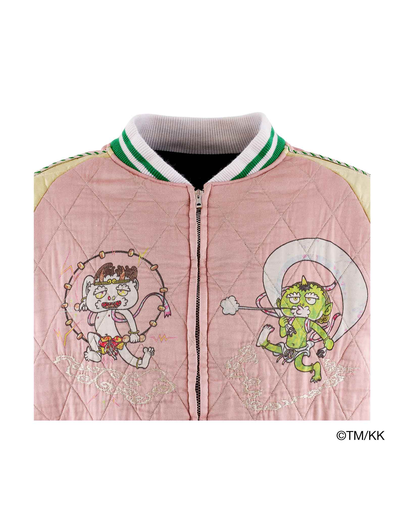 mononoke・made・モノノケメイド - ジャケット REVERSIBLE SKA JAMBER / BLK+PNK
