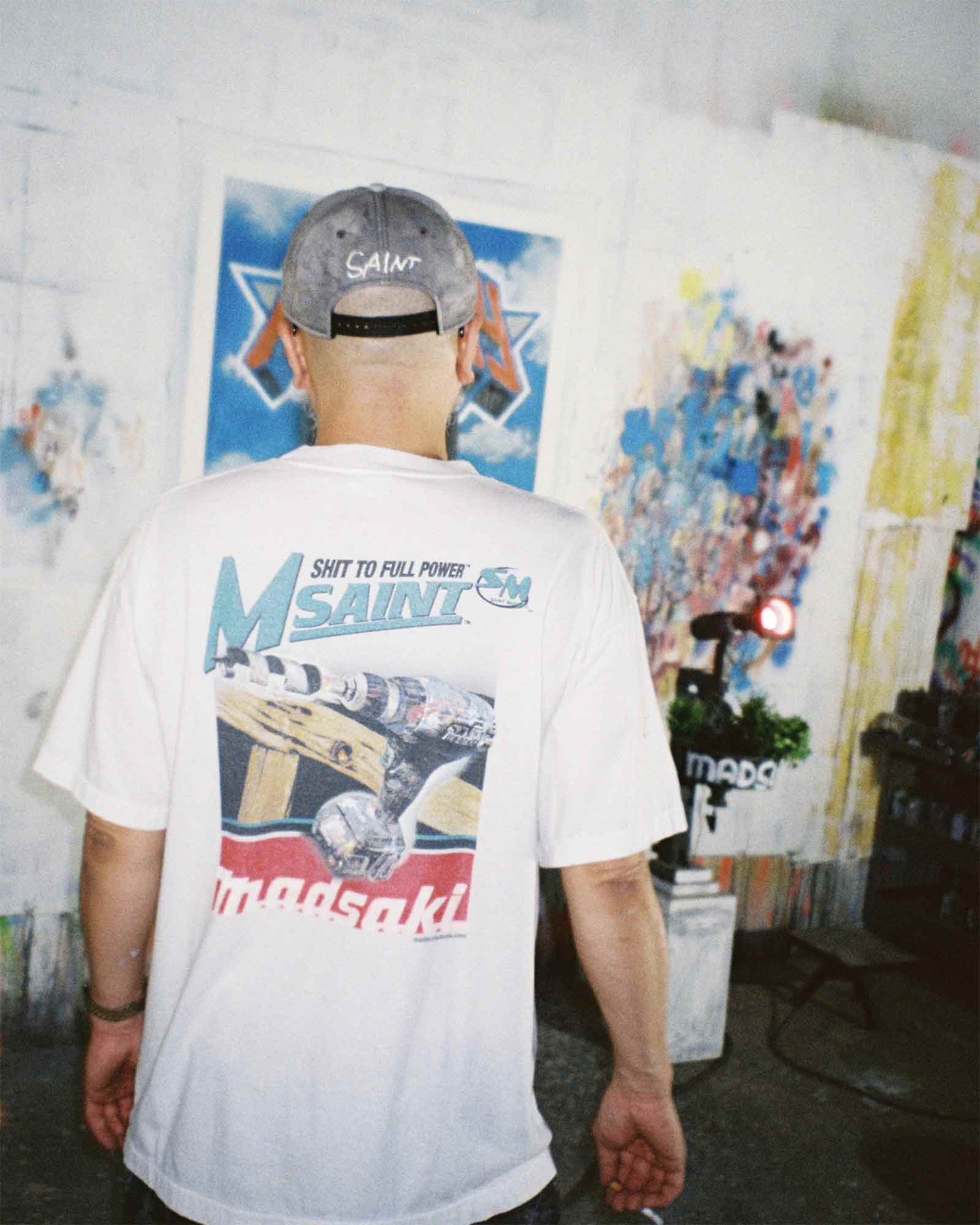 ©SAINT M××××××・saint michael -  MDS_CAP/SUCK ON / CHARCOAL