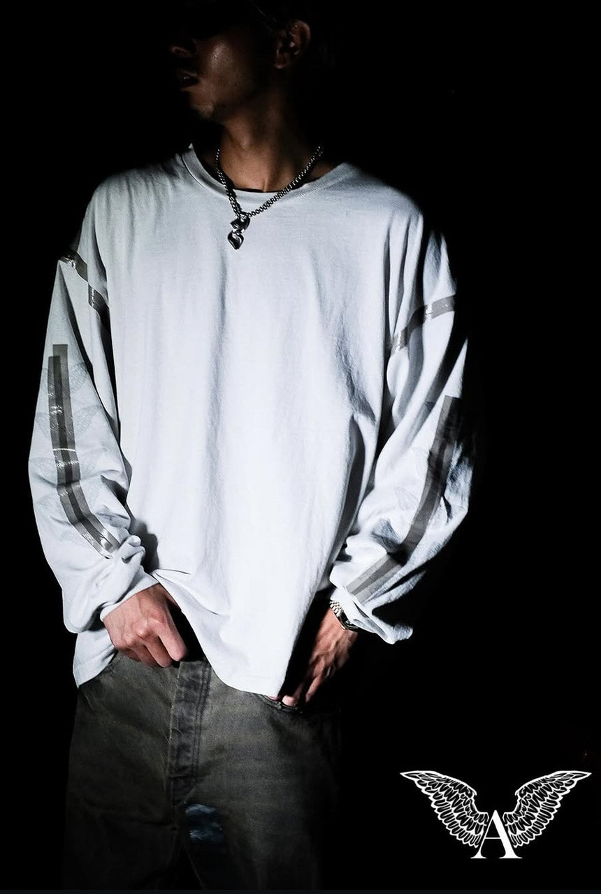 ALEXANDER DIGENOVA・アレキサンダー・ディジェノバ - L/S Tシャツ TAPED SEAM LONG SLEEVE T-SHIRT / VINTAGE BLACK