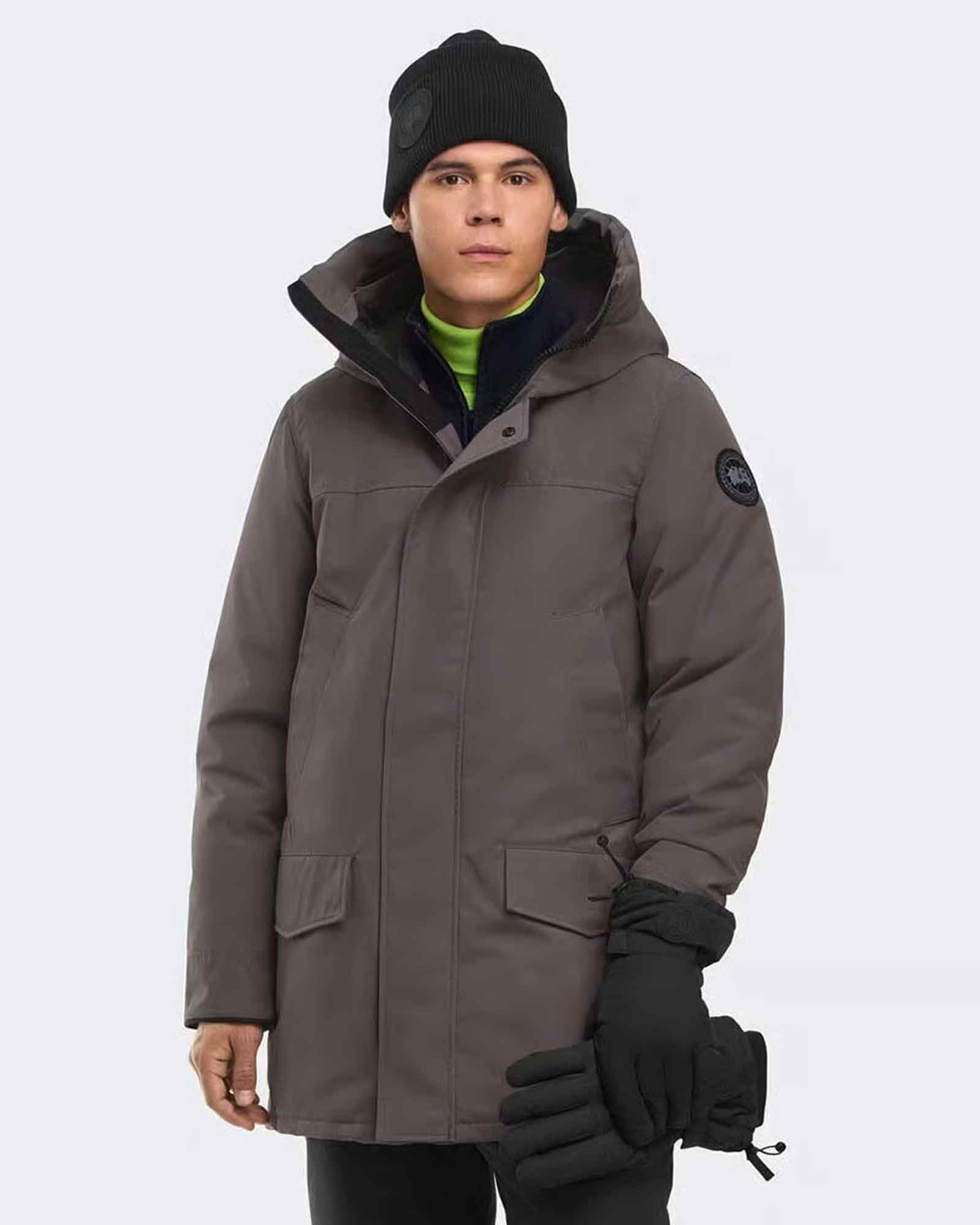 CANADA GOOSE・カナダグース - ダウンジャケット LANGFORD PARKA BLACK LABEL / COASTAL GREY