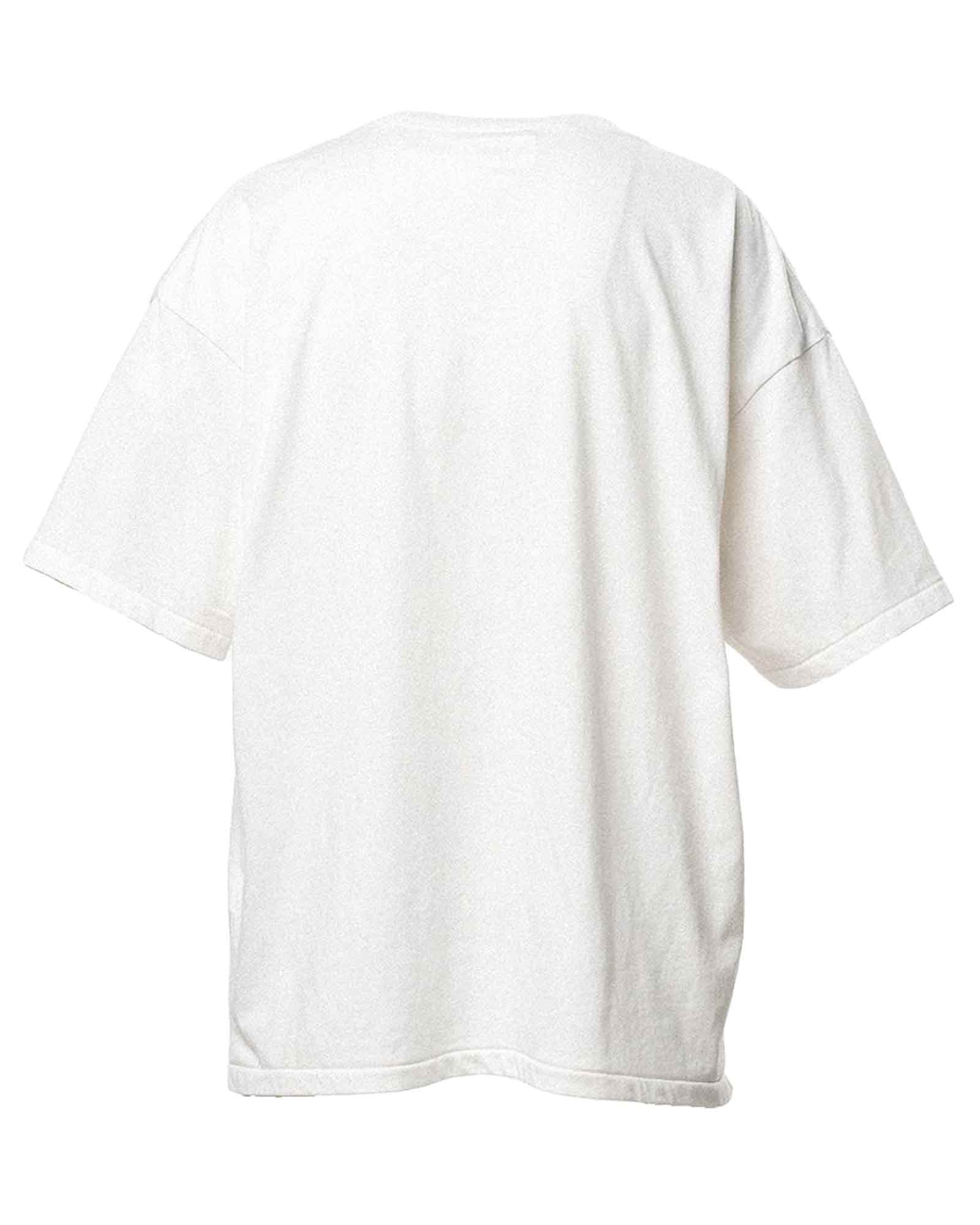KAMIYA・カミヤ - Tシャツ・カットソー “THE DARKNESS WILL DISAPPEAR” TEE T/C / WHITE
