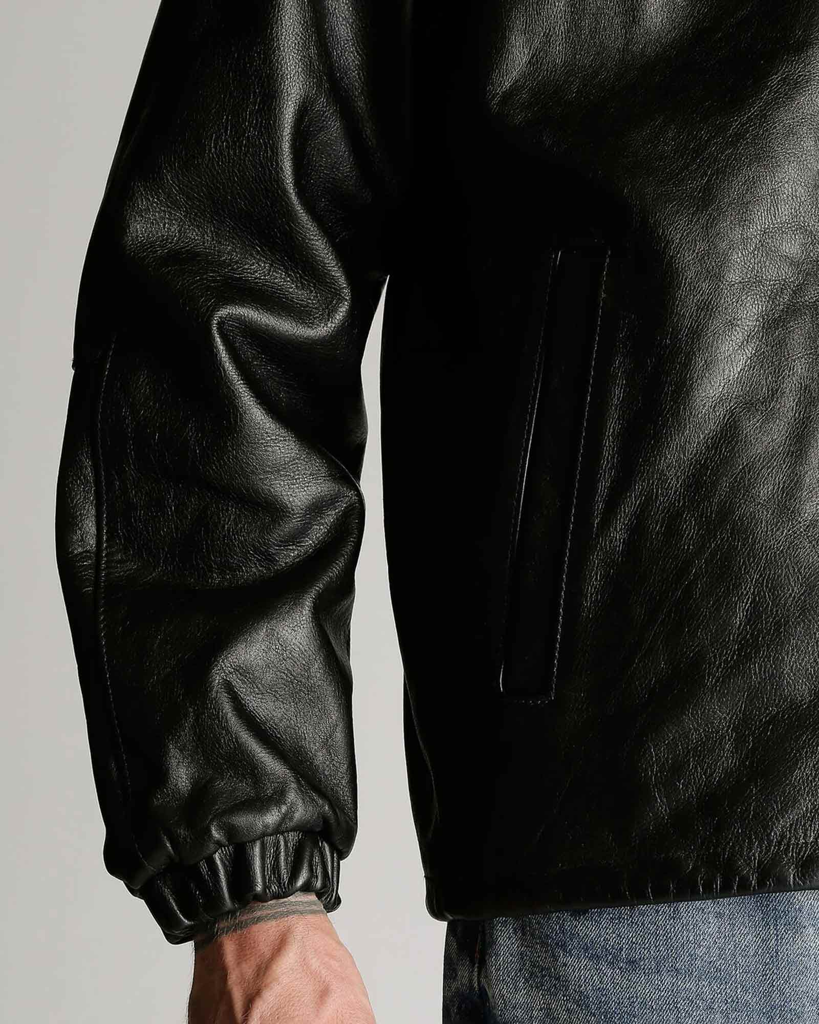 Schott・ショット - レザージャケット LEATHER COACH JACKET / BLACK