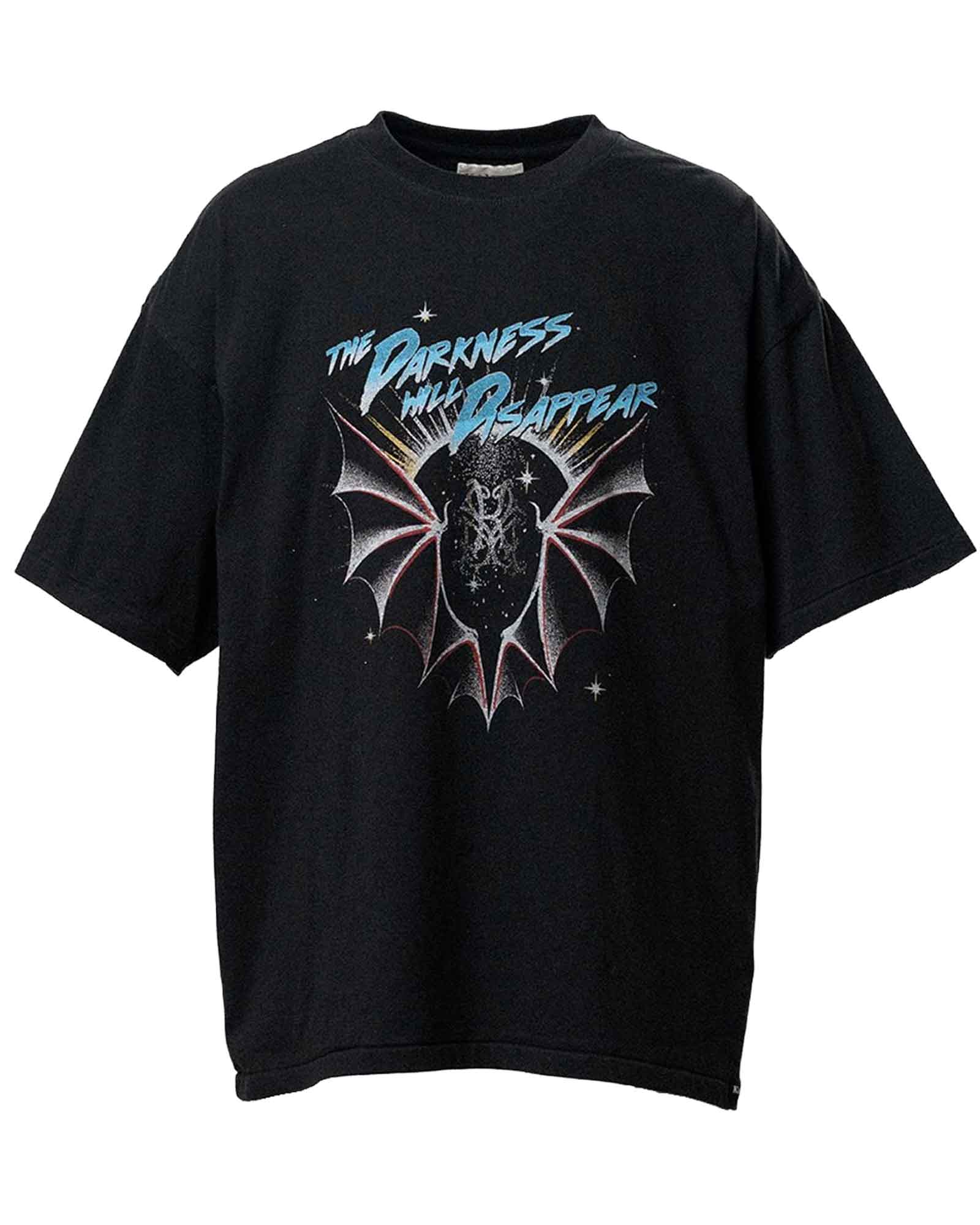 “THE DARKNESS WILL DISAPPEAR” TEE T/C / BLACK