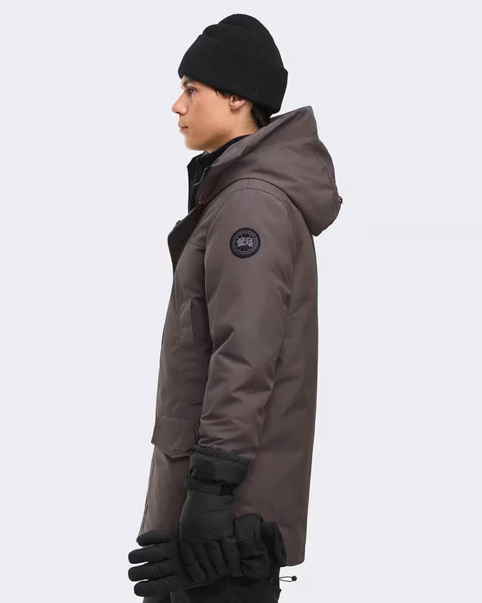 CANADA GOOSE・カナダグース - ダウンジャケット LANGFORD PARKA BLACK LABEL / COASTAL GREY