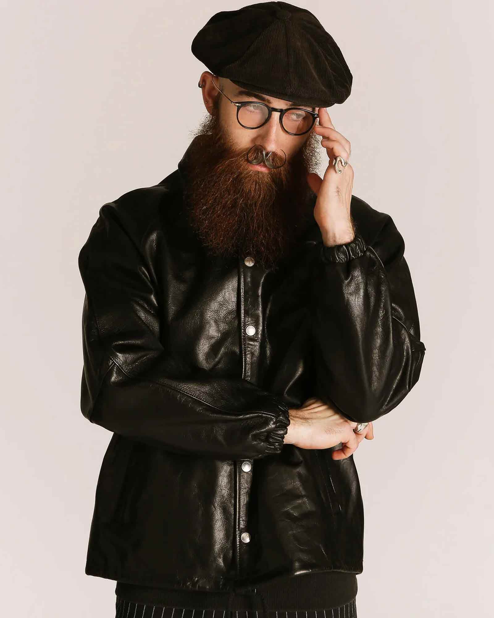 Schott・ショット - レザージャケット LEATHER COACH JACKET / BLACK