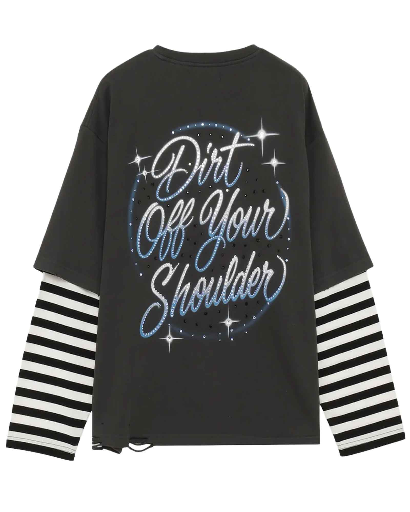 MLVINCE・メルヴィンス -  BKNY LAYERED LS TEE / WASHED BLACK