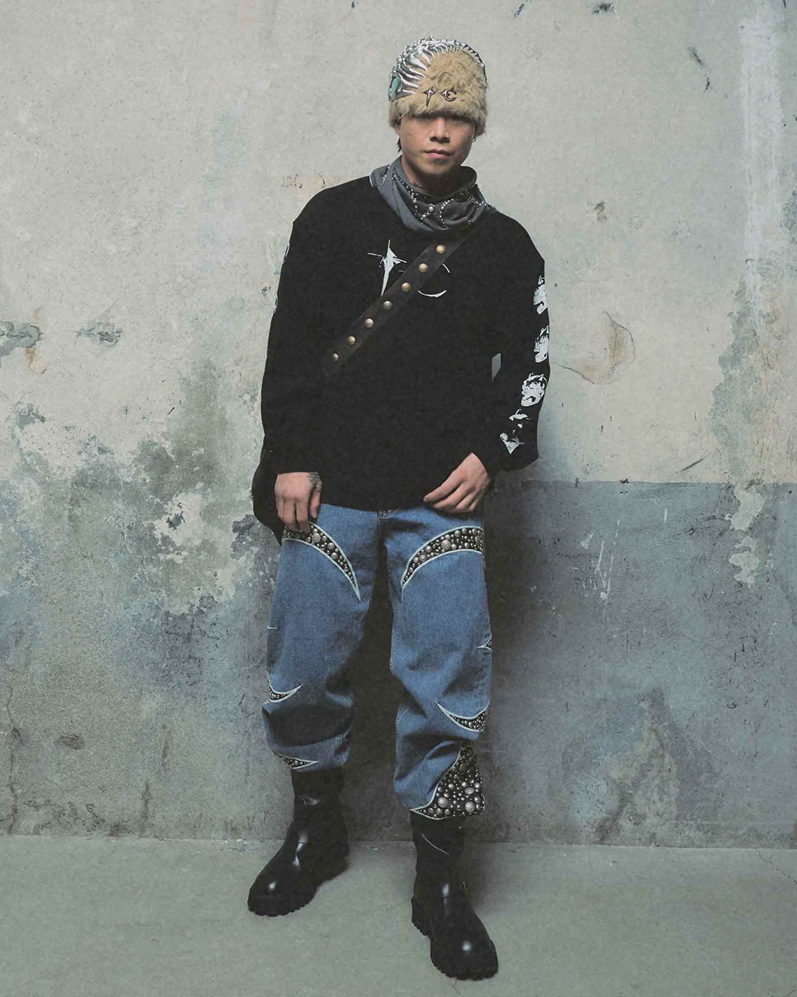 THUG CLUB・サグクラブ - L/S Tシャツ ENDLESS LONG SLEEVE / BLACK