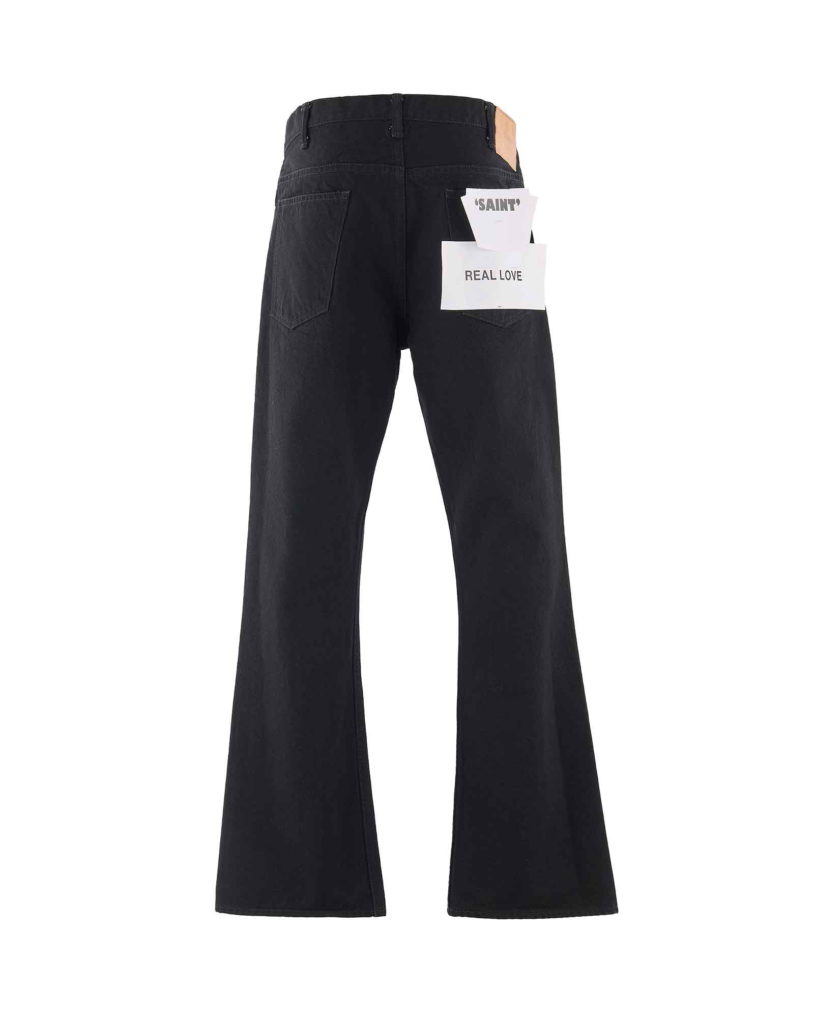 ©SAINT M××××××・セントマイケル - デニムパンツ BLK FLARE DENIM PANTS/FLARE / BLACK