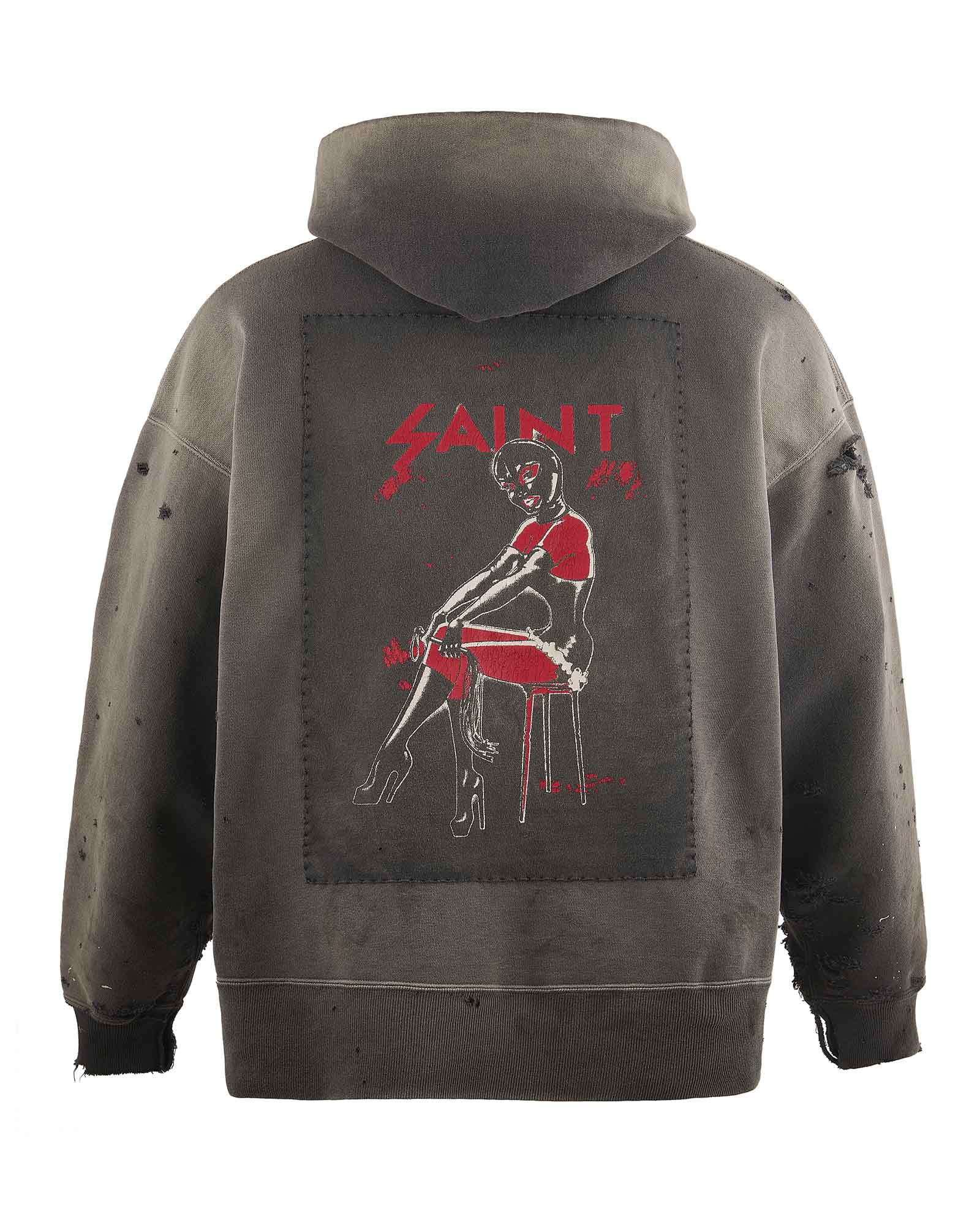 ©SAINT M××××××・セントマイケル - パーカー・フーディ HOODIE/SAINT CELEBRATION / BLACK
