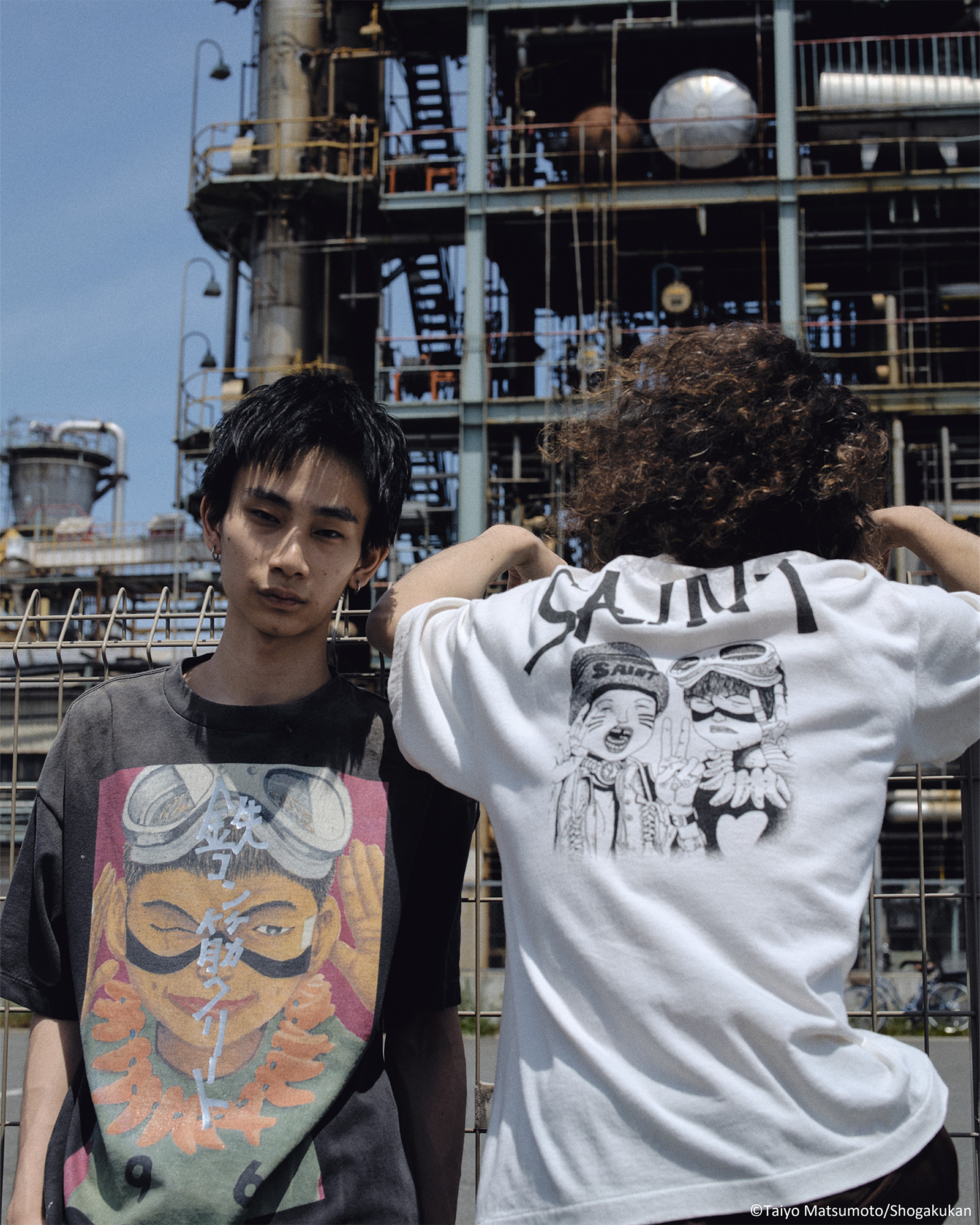 ©SAINT M××××××・セントマイケル - Tシャツ・カットソー 鉄コン筋クリート_SS T-SHIRT/SHIRO / WHITE