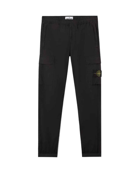 STONE ISLAND (ストーンアイランド) SS26 TROUSERS 26SS-34 / BLACK