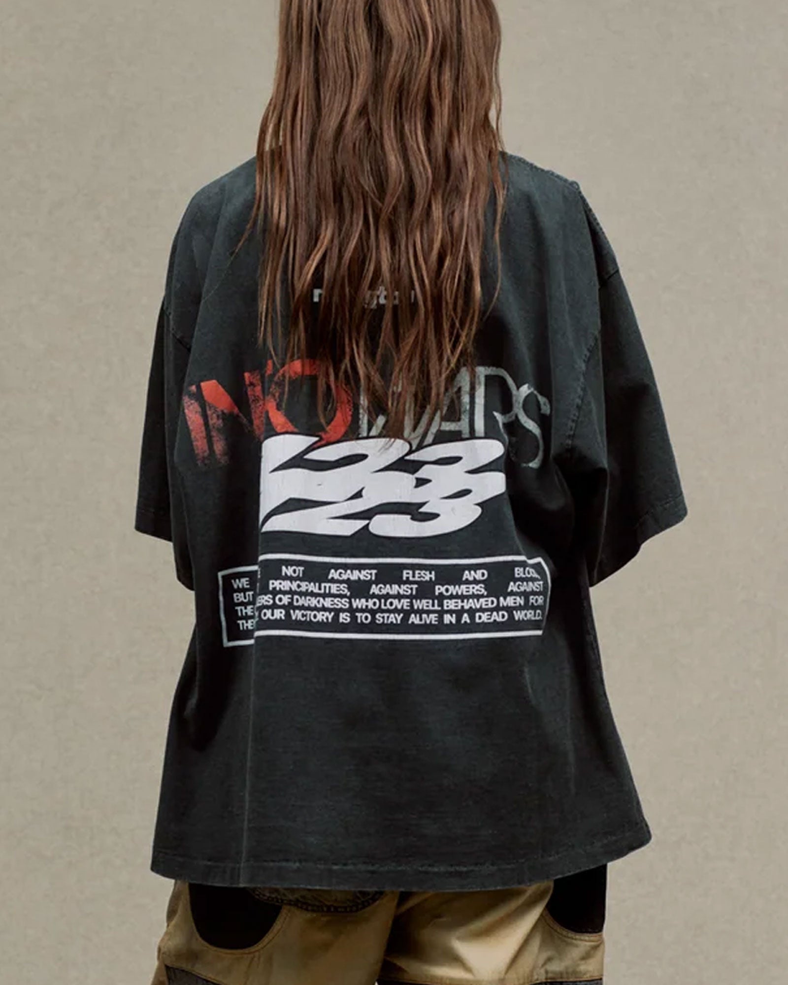RRR123・リヴィントン ロイ レビス - Tシャツ・カットソー INFO WAR CVA SS / BLACK