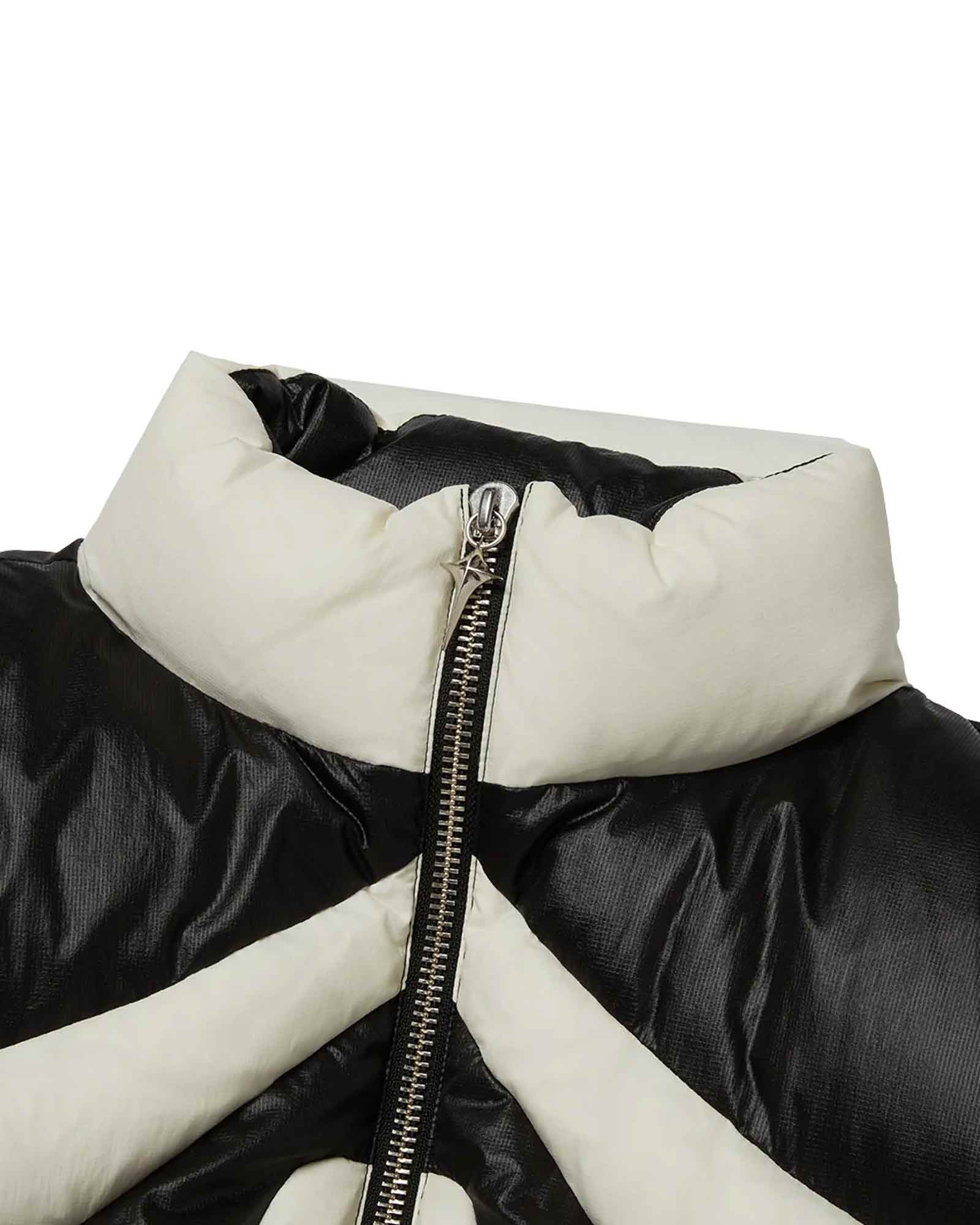 THUG CLUB・サグクラブ - ダウンジャケット TC DUNK PUFFER JACKET / BLACK/IVORY