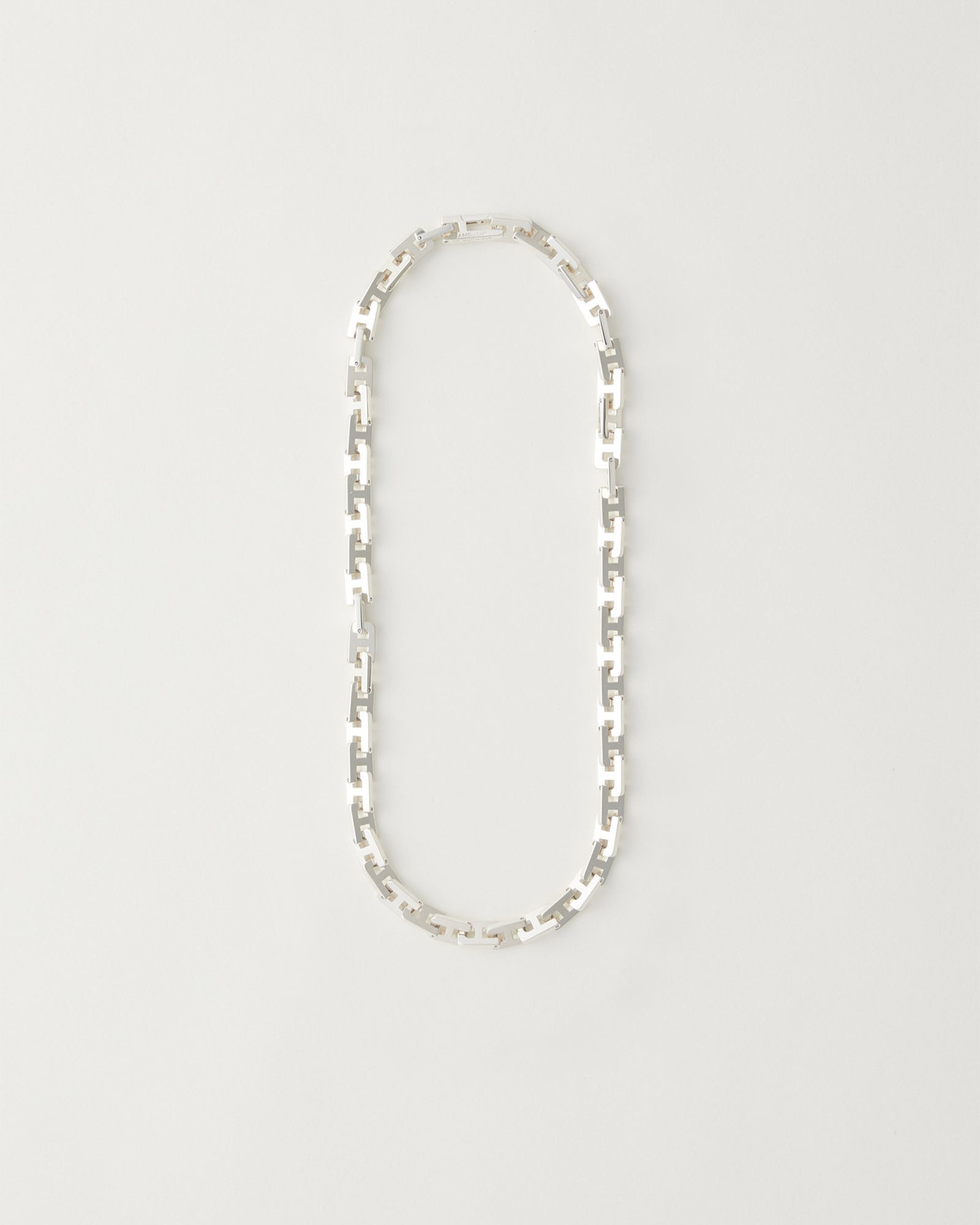 A CHAIN SHORT NECKLACE / SILVER