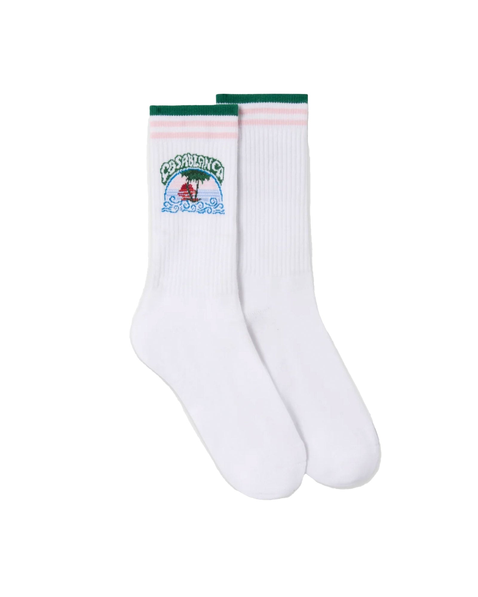PALM TREE EMBLEM SOCKS