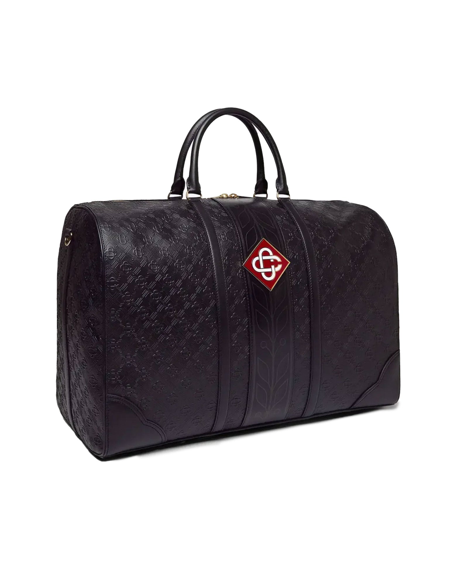 CASABLANCA・カサブランカ - ボストンバッグ MONOGRAM WEEKENDER / BLACK