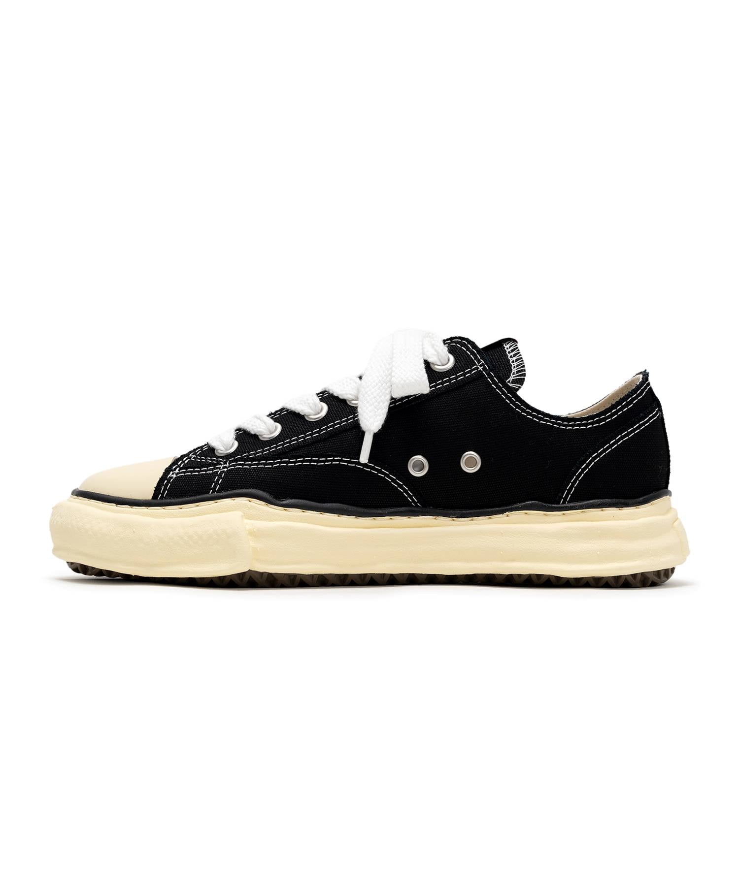 MIHARA YASUHIRO・Yasuhiro Mihara -  PETERSON LOW CANVAS ORIGINAL SOLE / BLACK